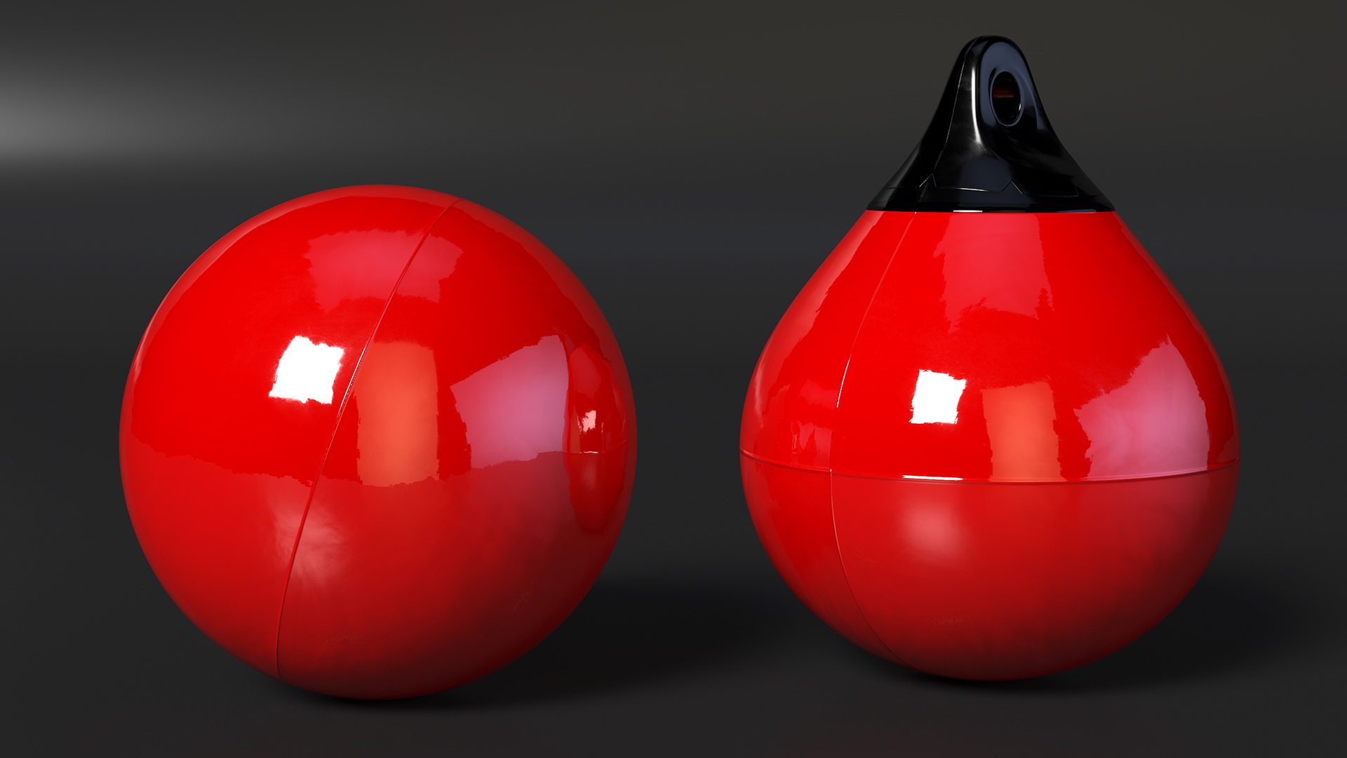 3D All Purpose Buoy A4 Red model