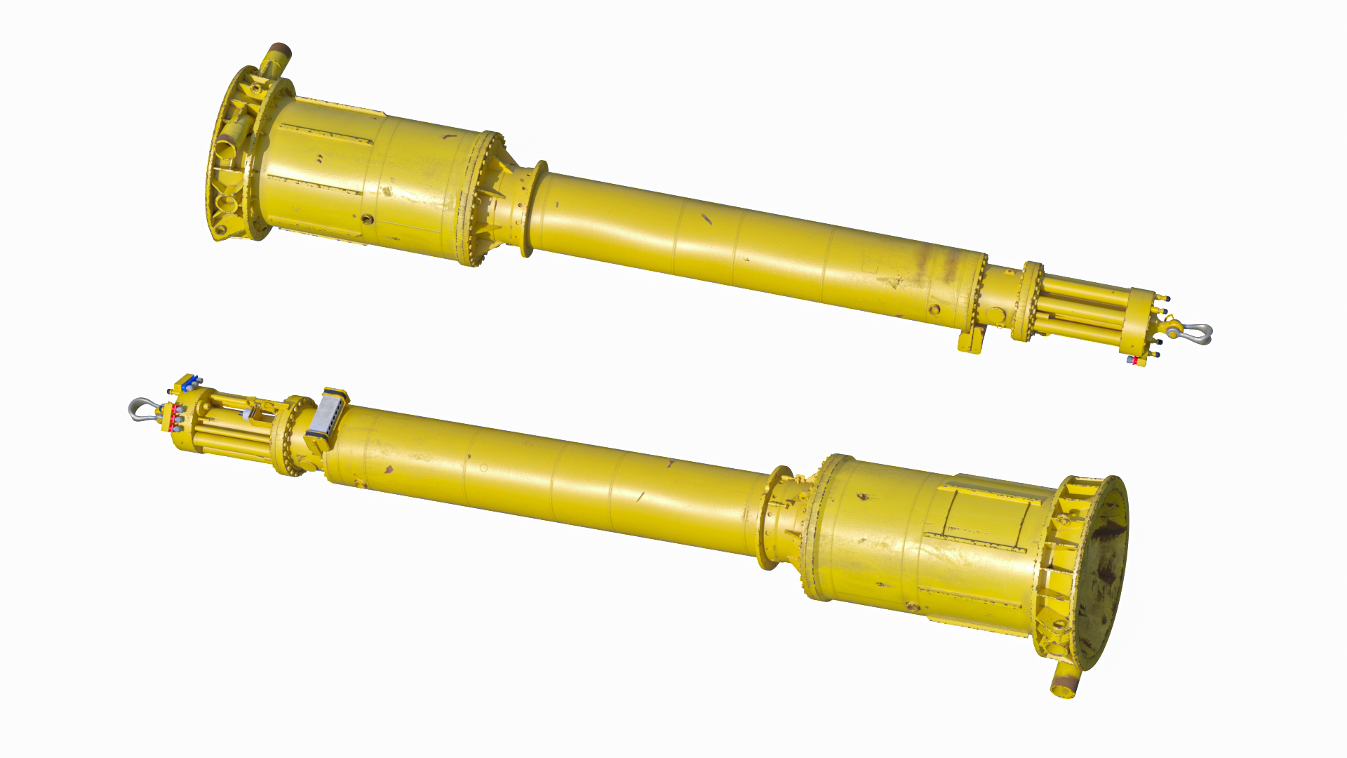 Marine Hydraulic Pile Hammer Old 3D