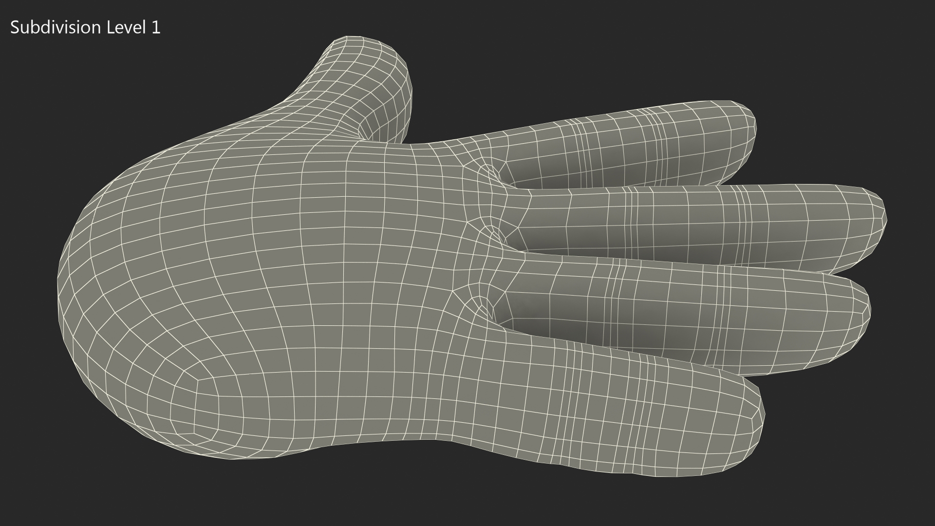 3D Hand with Fingers Splayed Emoji