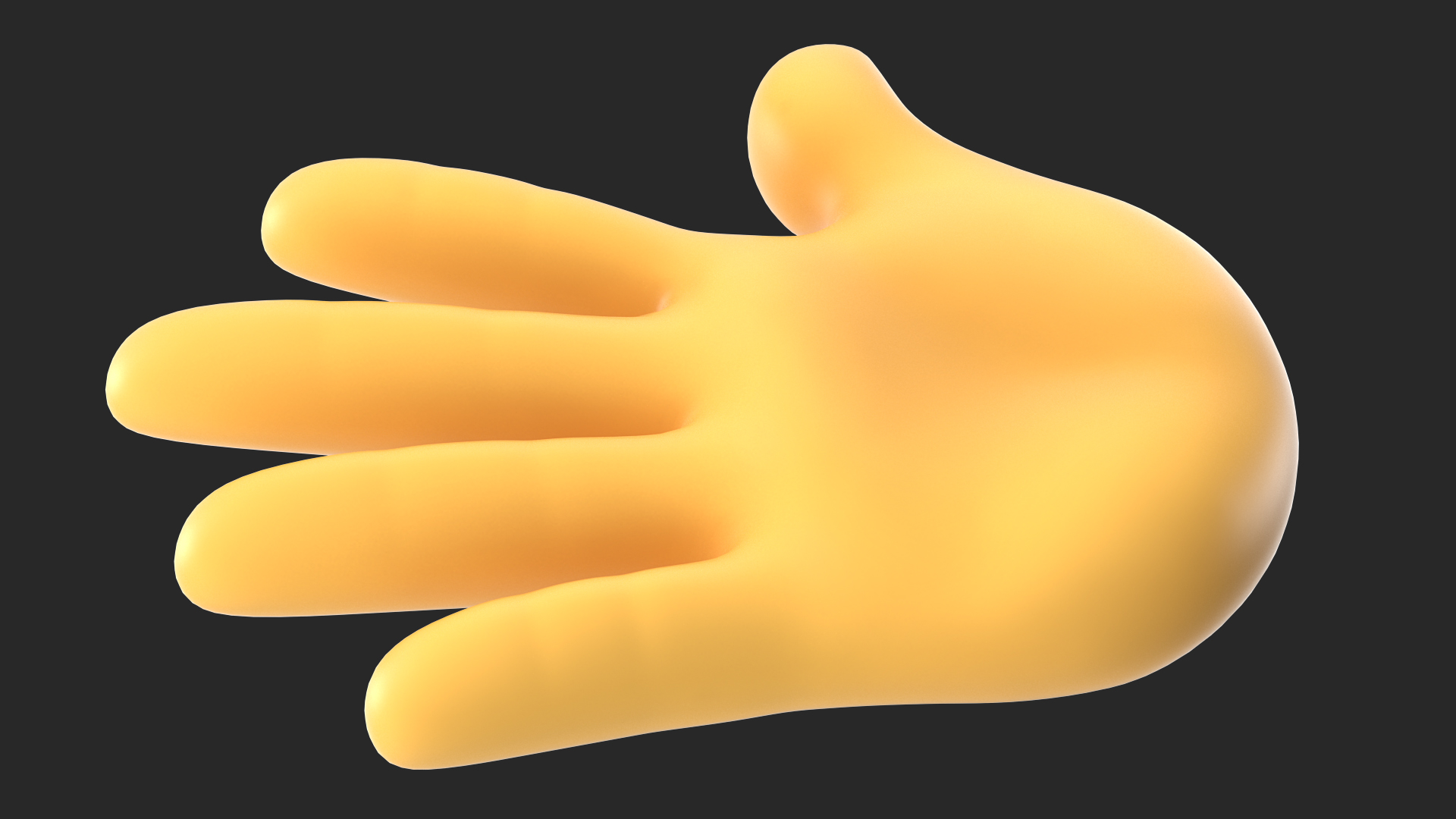 3D Hand with Fingers Splayed Emoji