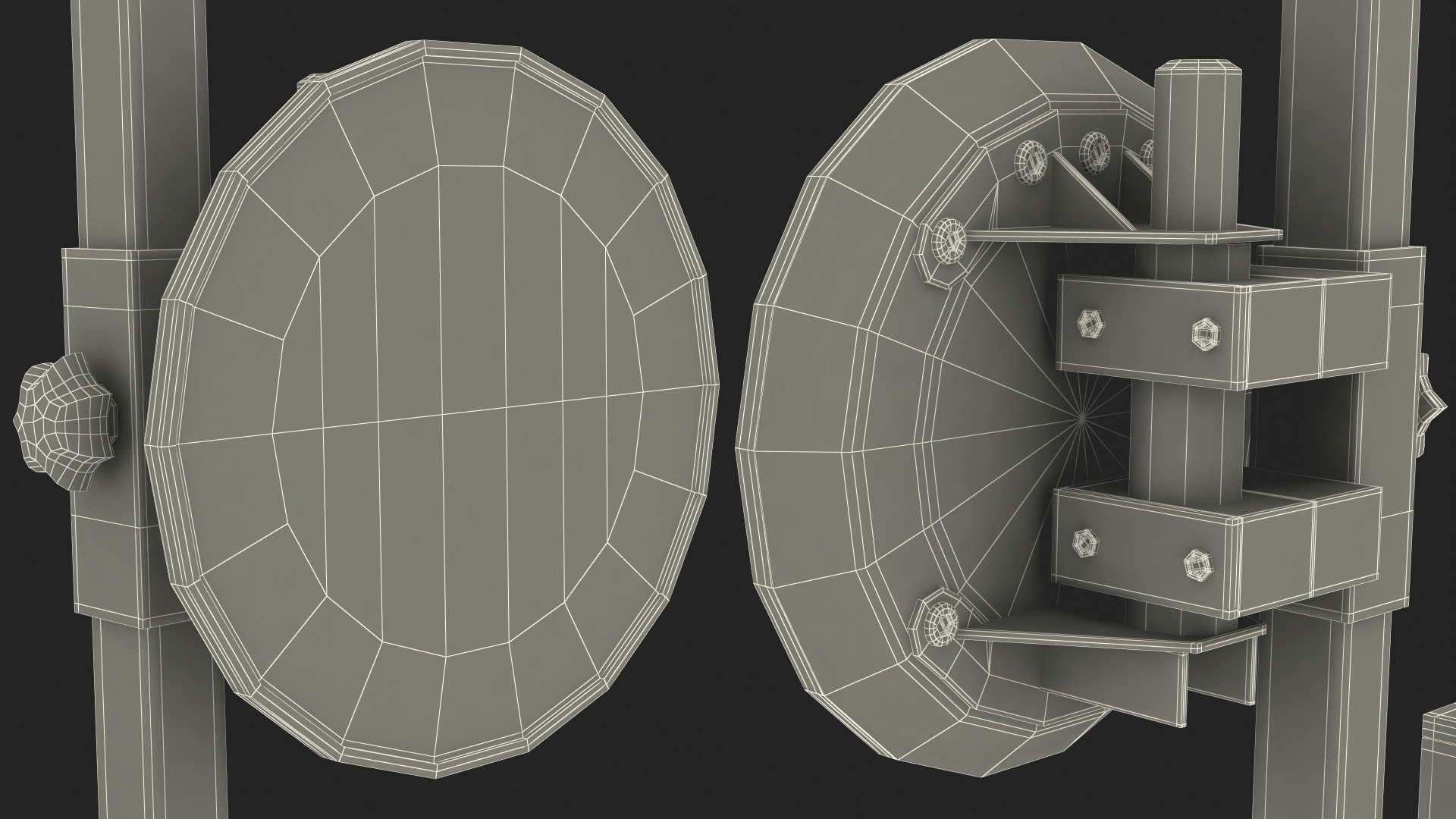 Glass Panel Transport Trolley 3D model