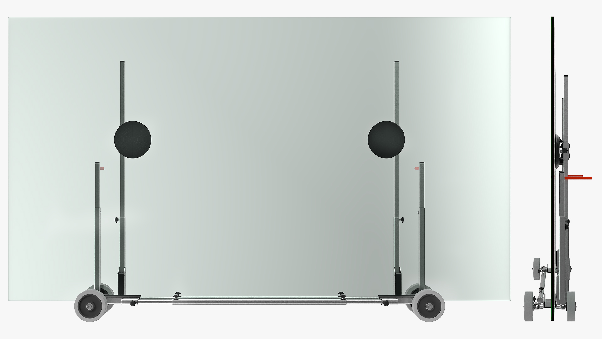 Glass Panel Transport Trolley 3D model