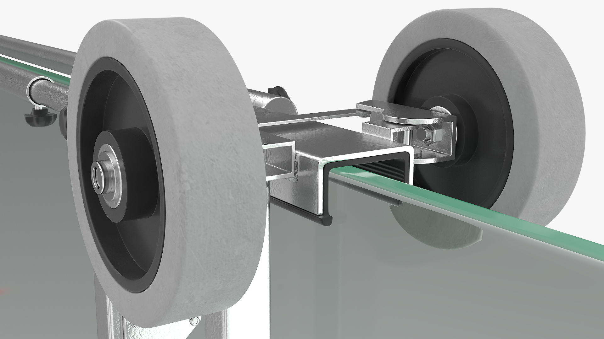 Glass Panel Transport Trolley 3D model