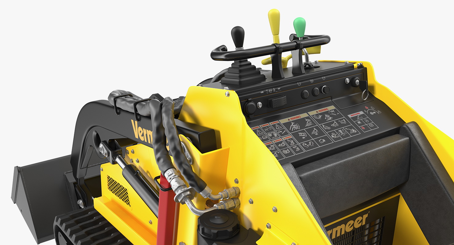 3D model Mini Skid Steer Loader Vermeer S450TX Clean Rigged
