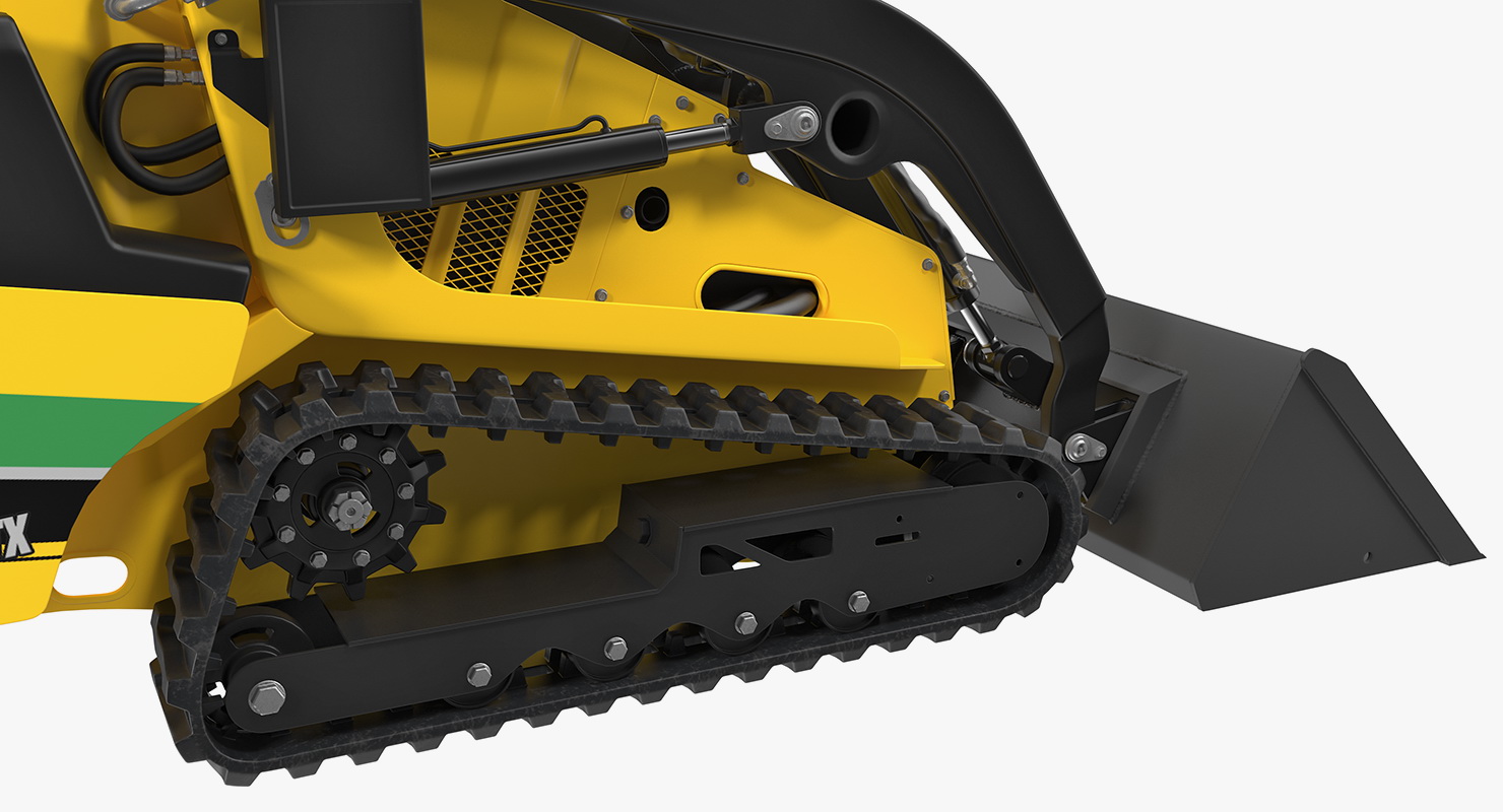 3D model Mini Skid Steer Loader Vermeer S450TX Clean Rigged