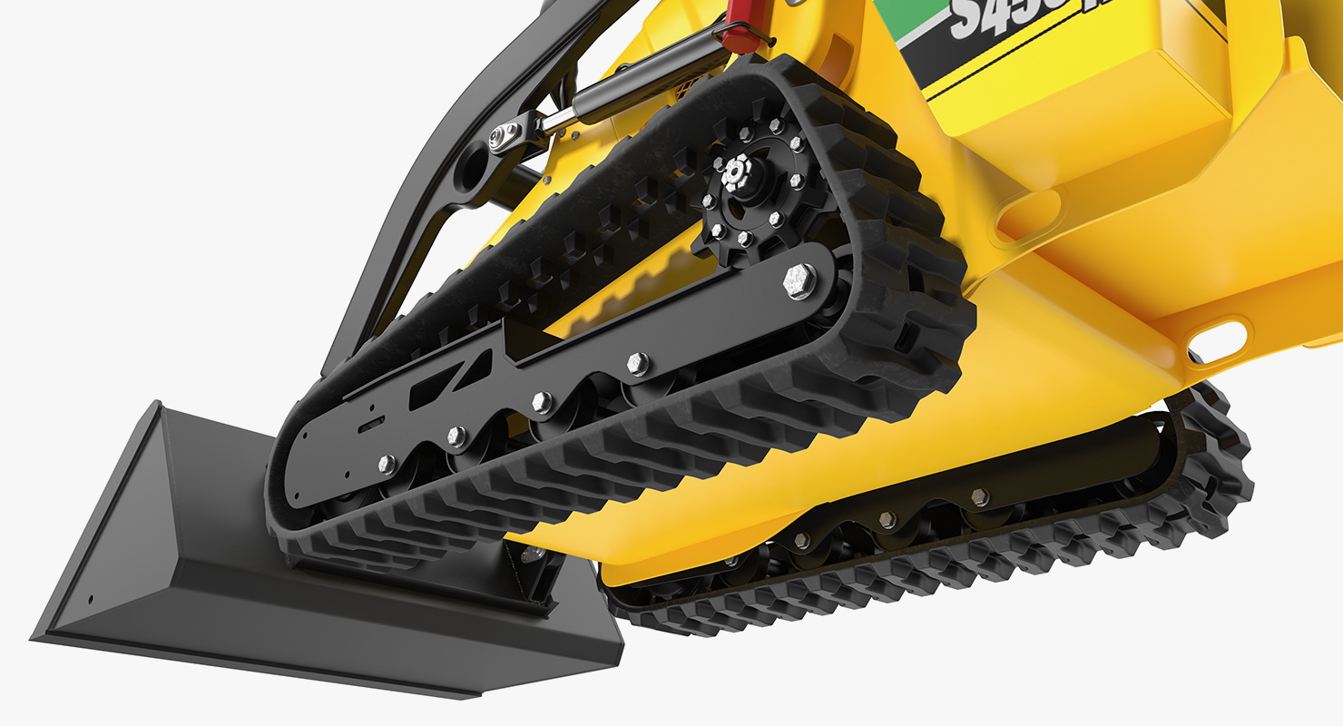 3D model Mini Skid Steer Loader Vermeer S450TX Clean Rigged