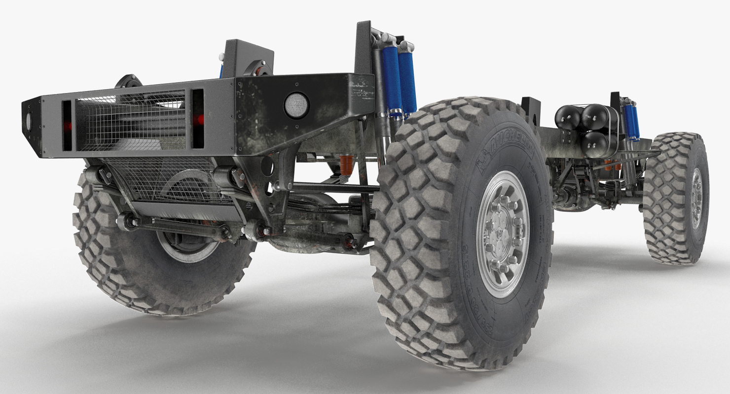 3D Racing Truck KAMAZ Chassis