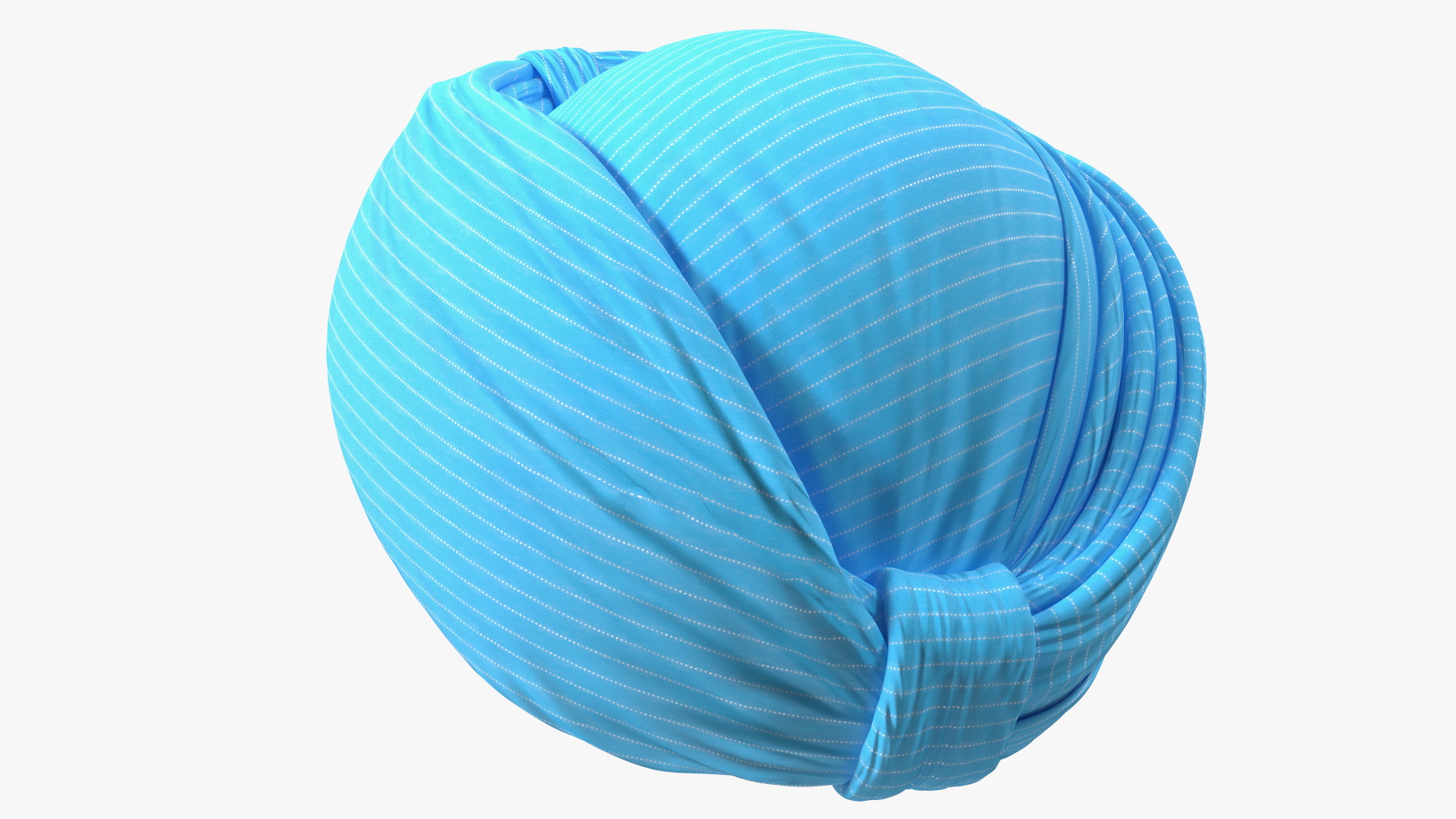 3D Turban Blue