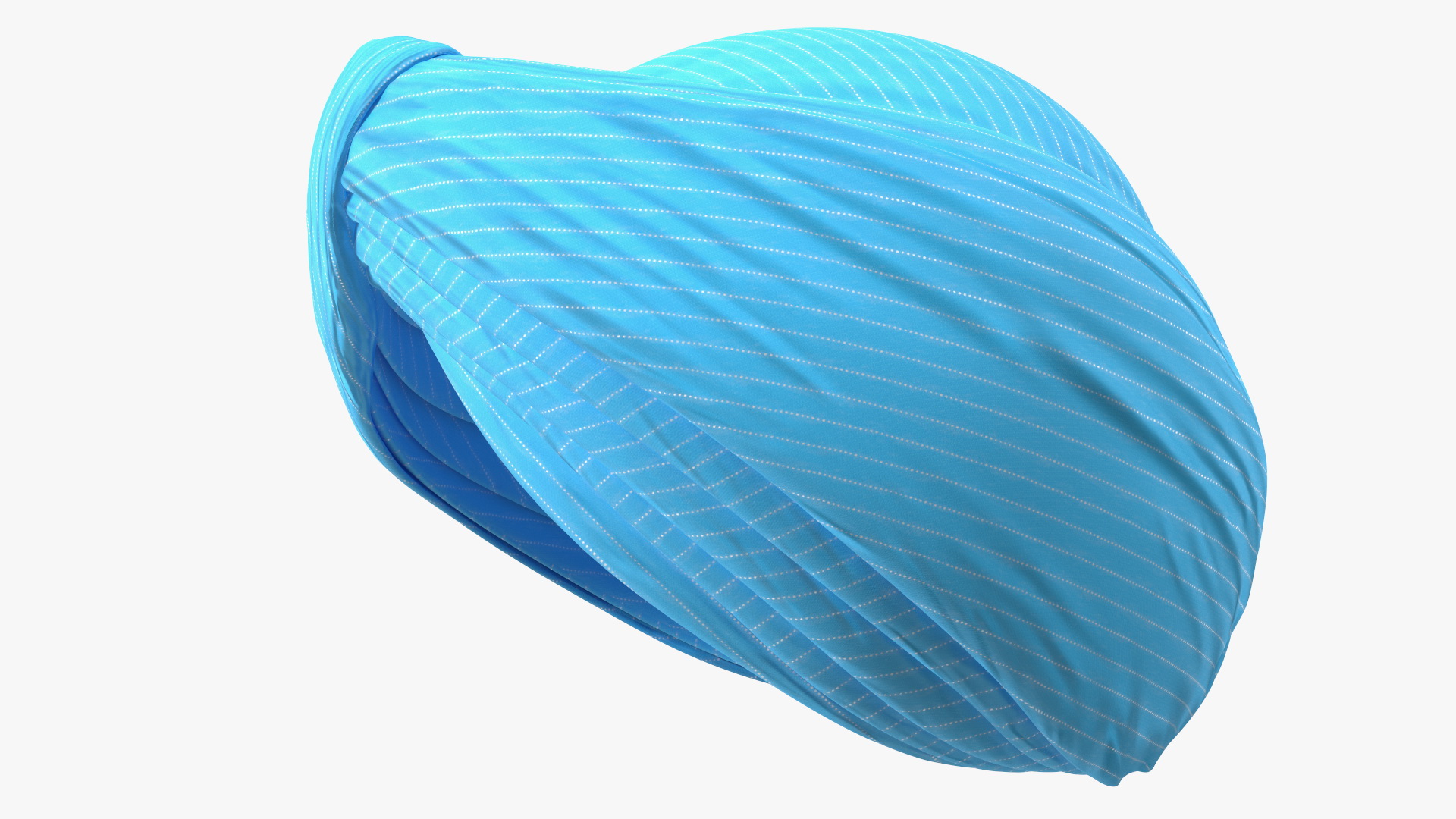 3D Turban Blue
