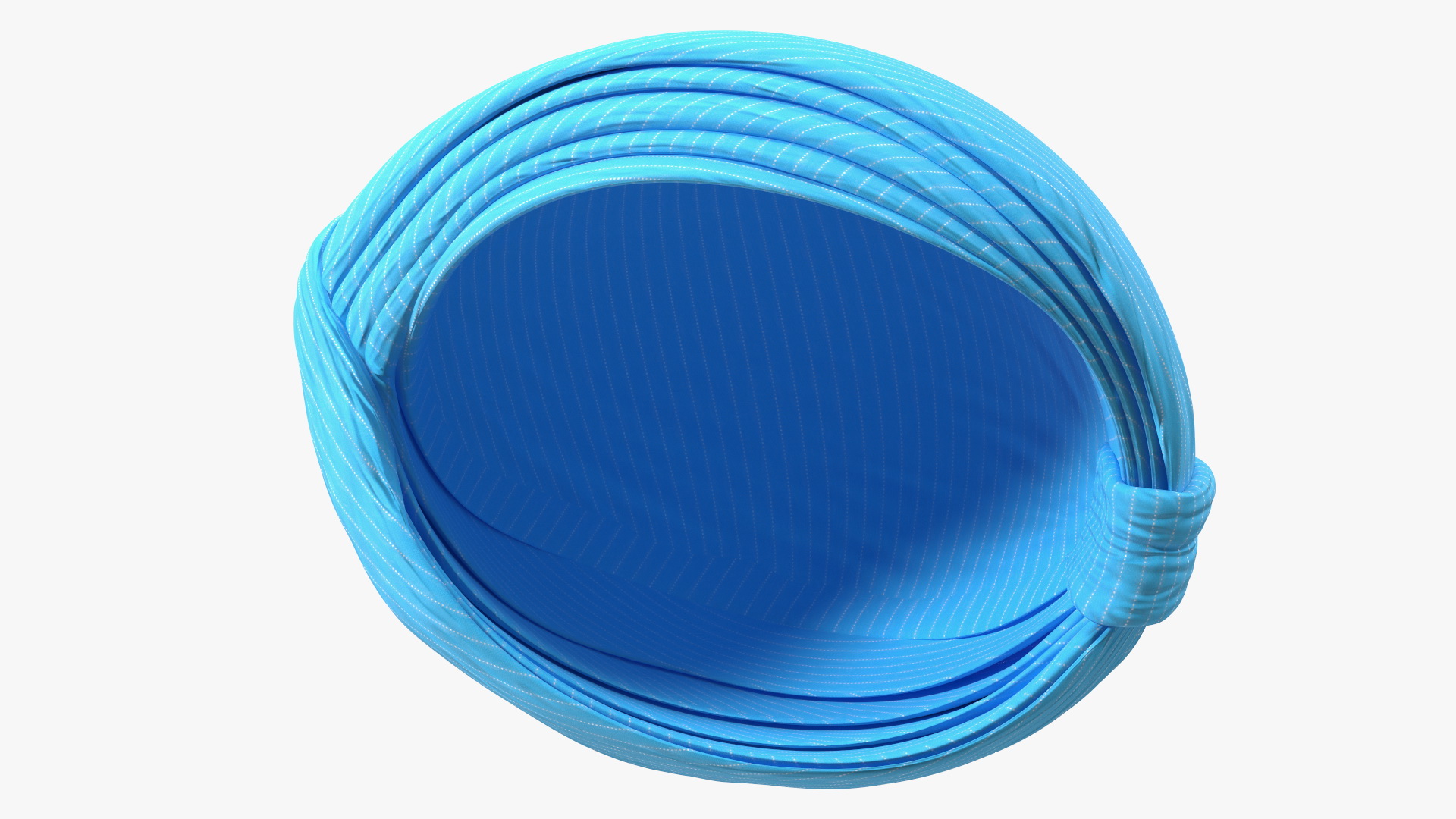 3D Turban Blue