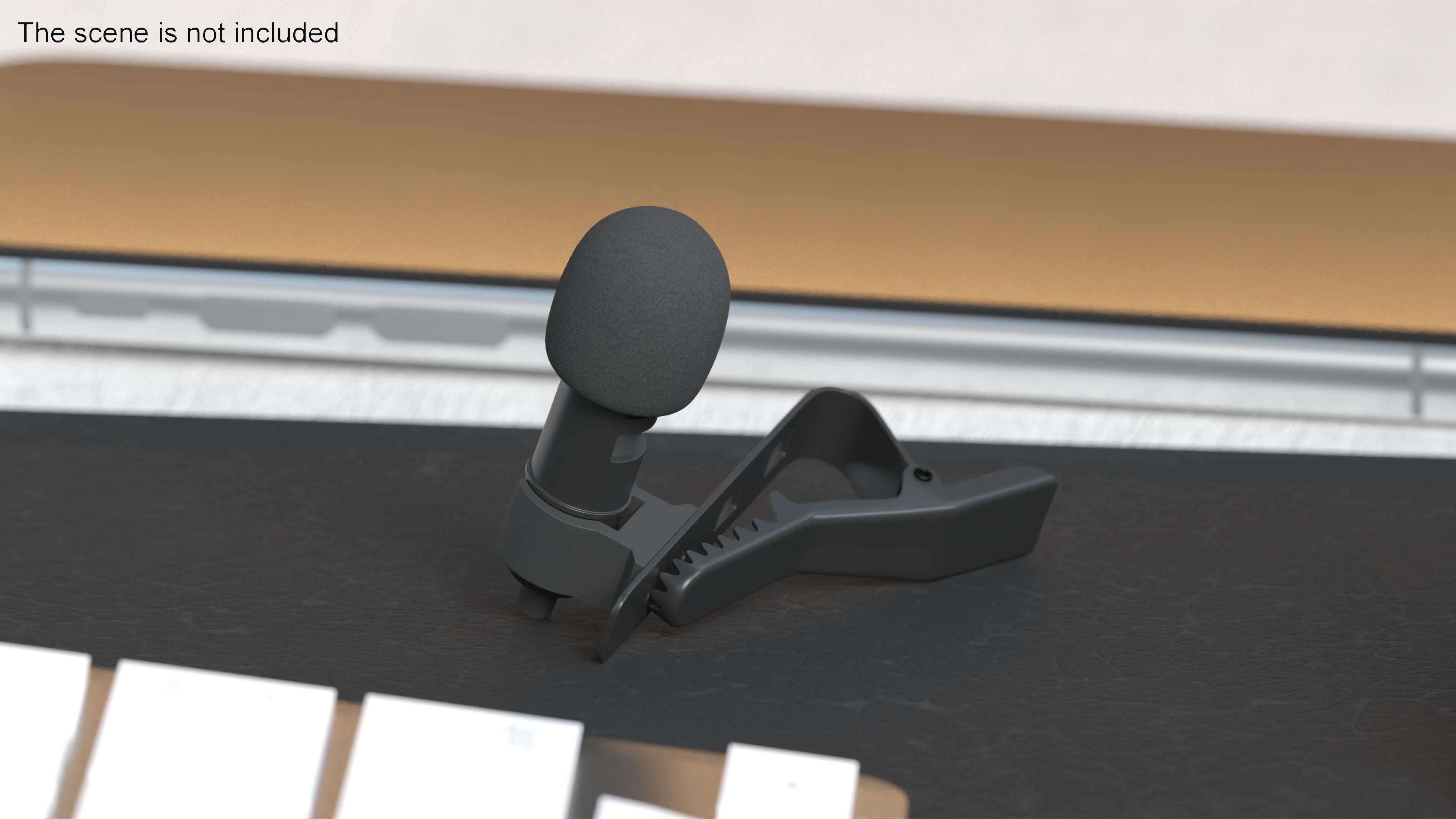 3D Lavalier Lapel Clip On Microphone model
