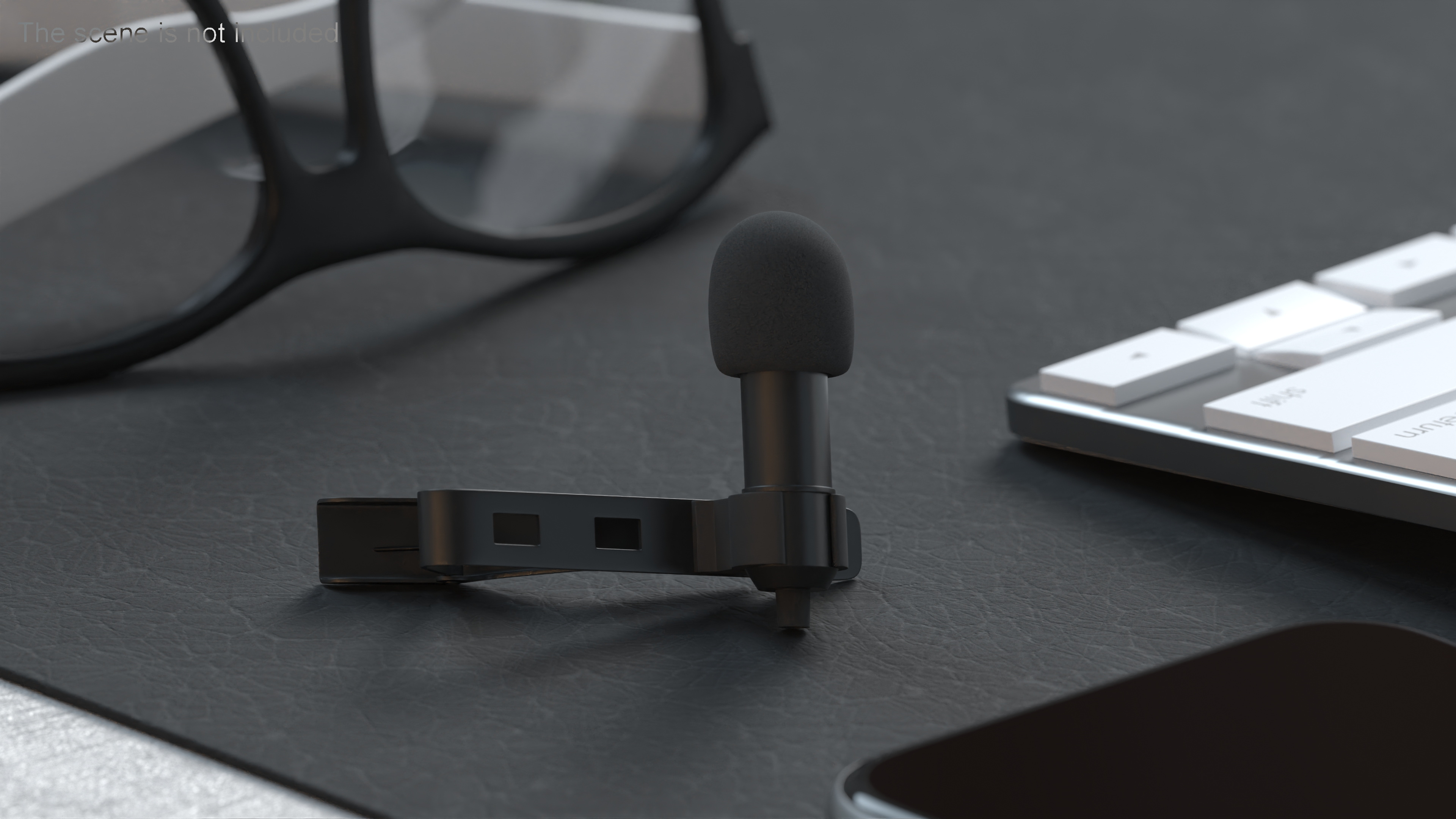 3D Lavalier Lapel Clip On Microphone model