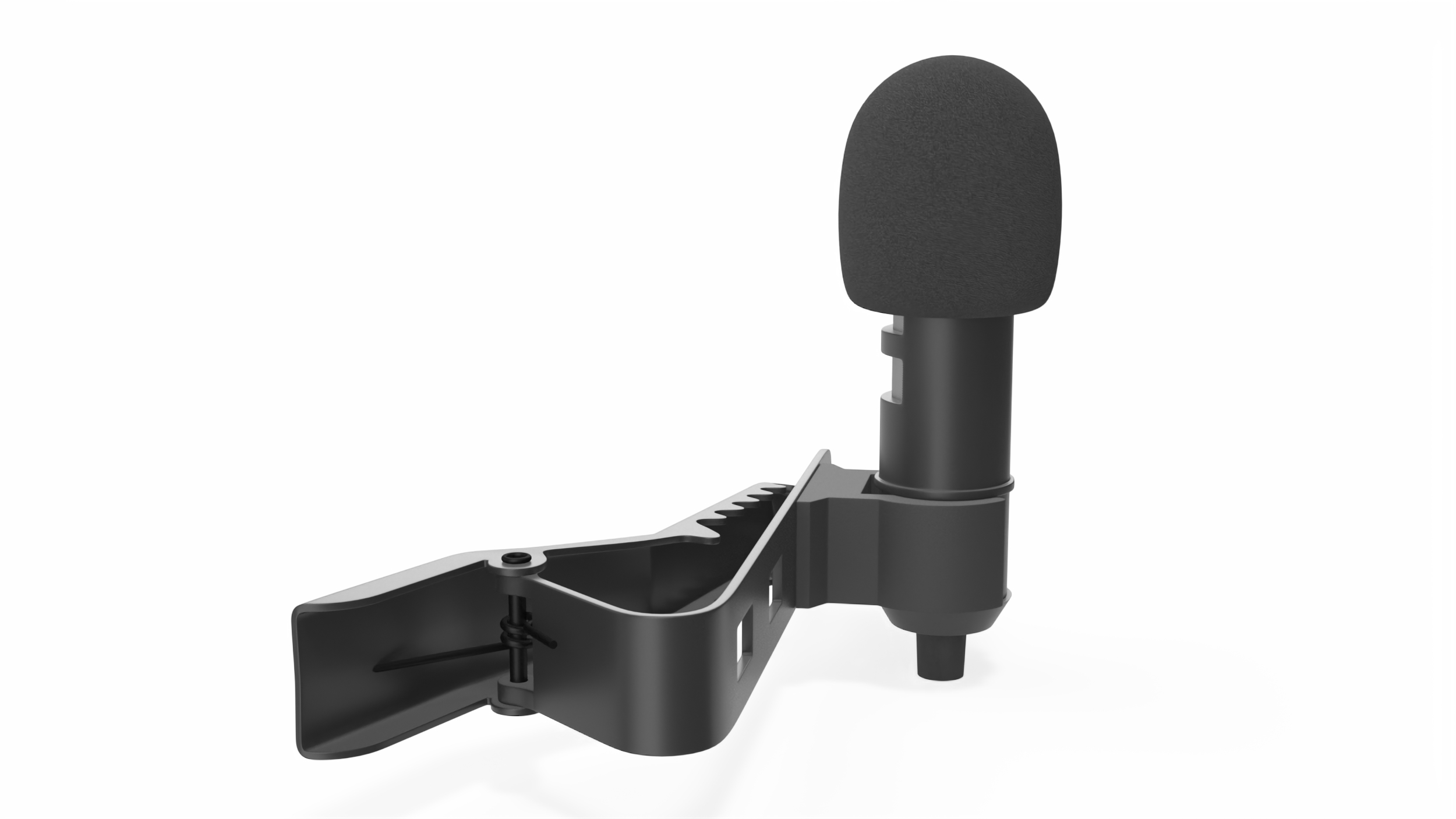 3D Lavalier Lapel Clip On Microphone model