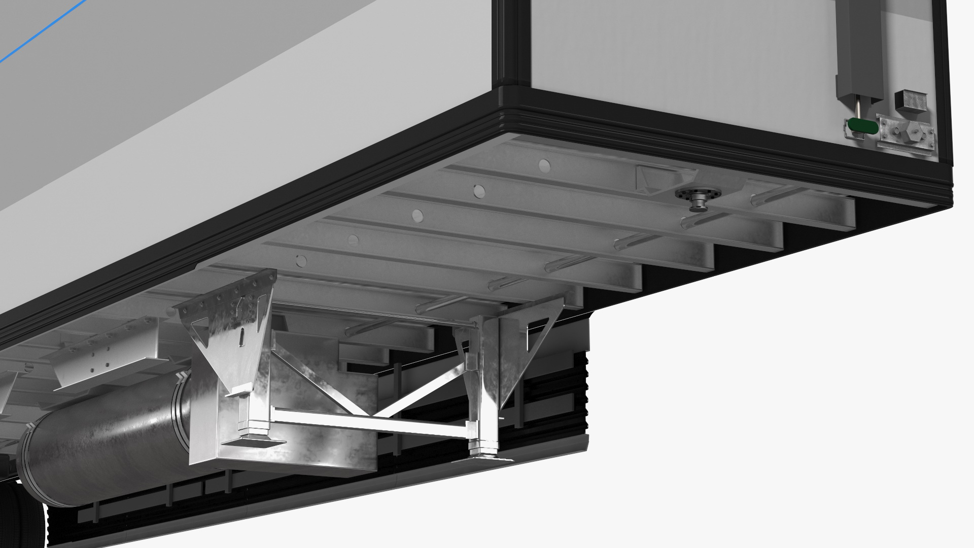 Futuristic Trailer Concept Rigged for Cinema 4D 3D