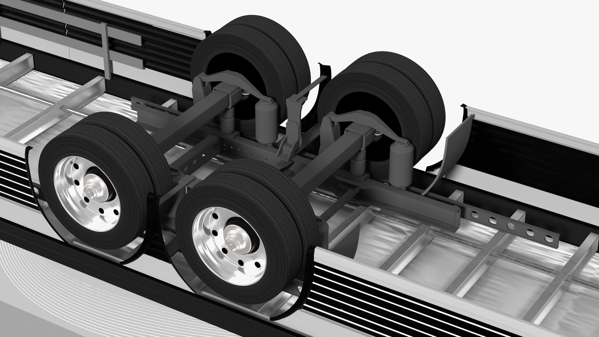 Futuristic Trailer Concept Rigged for Cinema 4D 3D