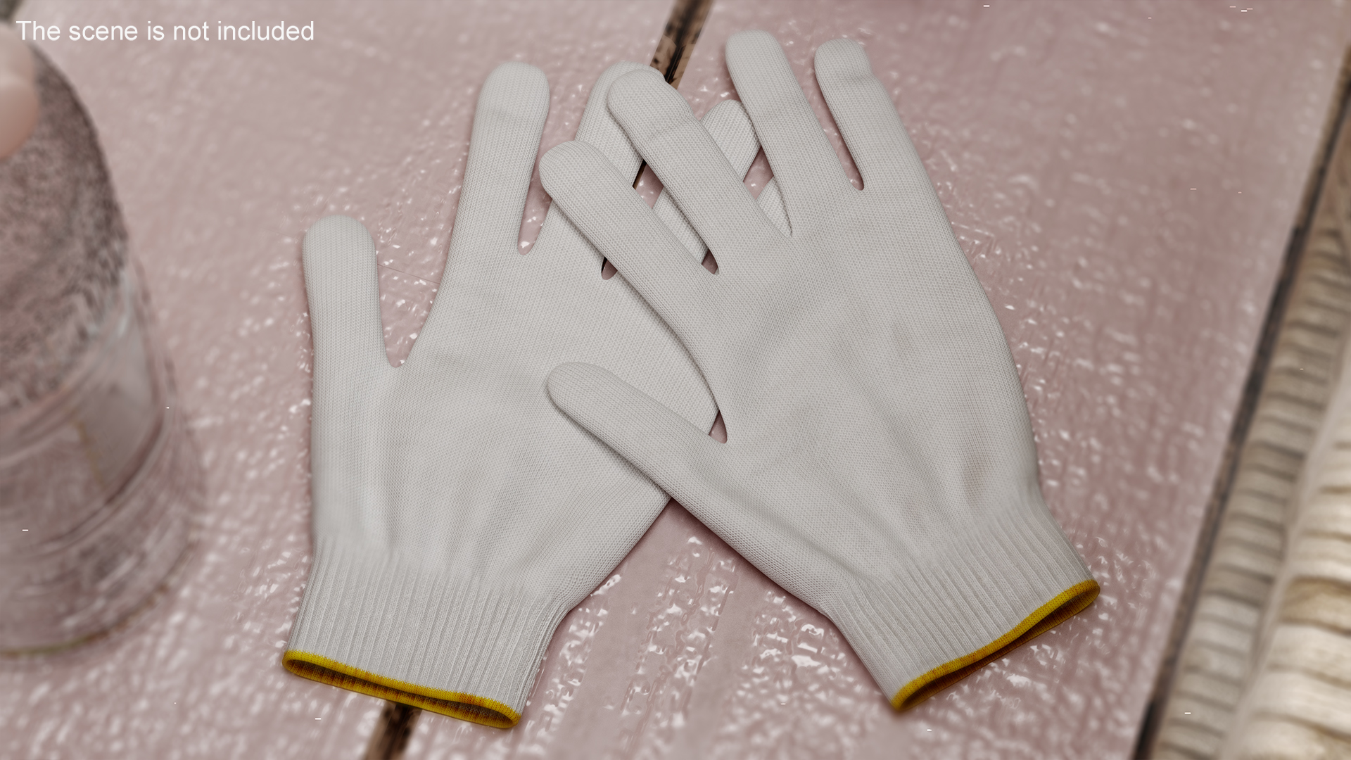 3D Cotton Working Gloves