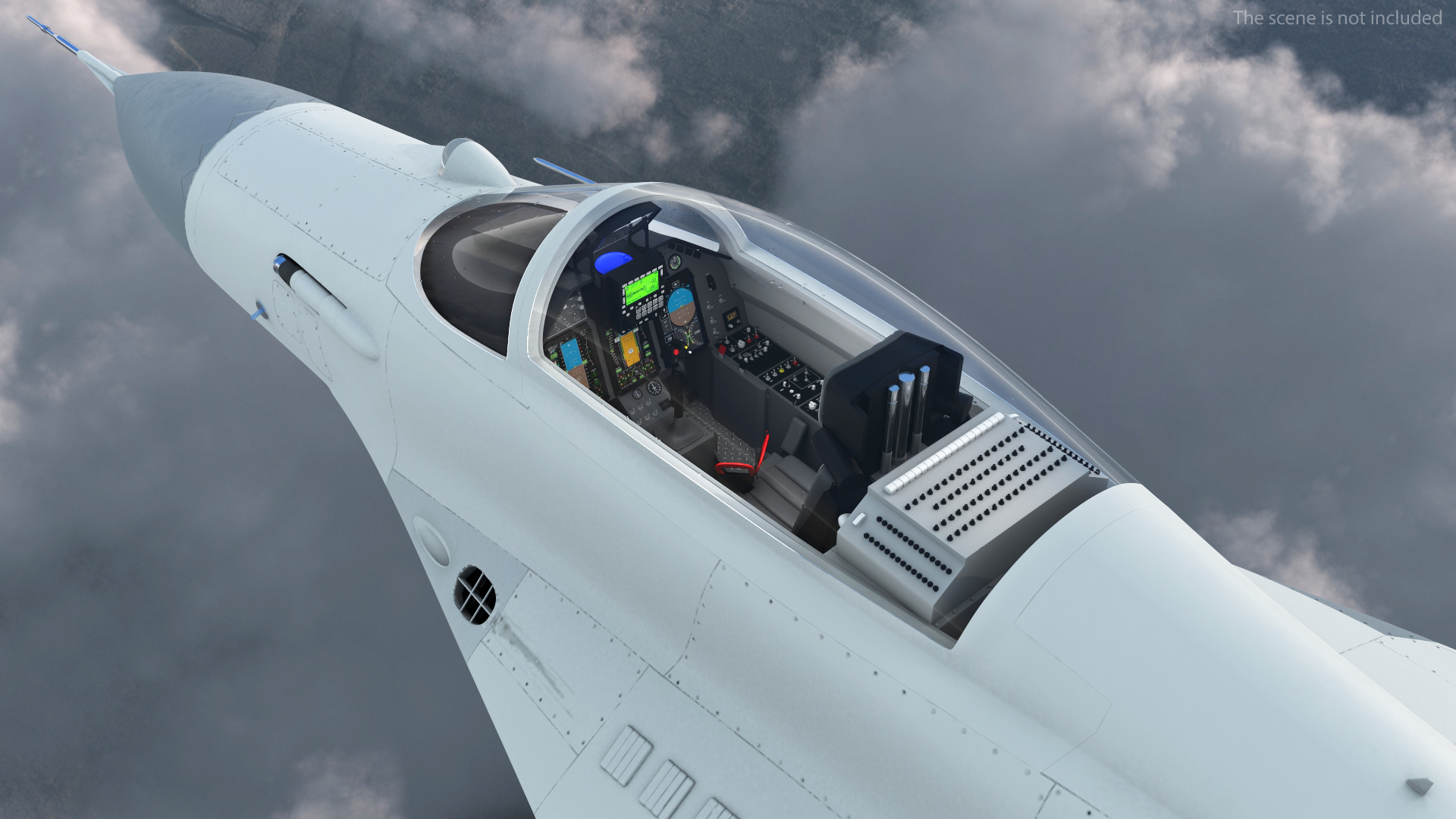 3D model MiG 29 Multirole Fighter Aircraft Flight