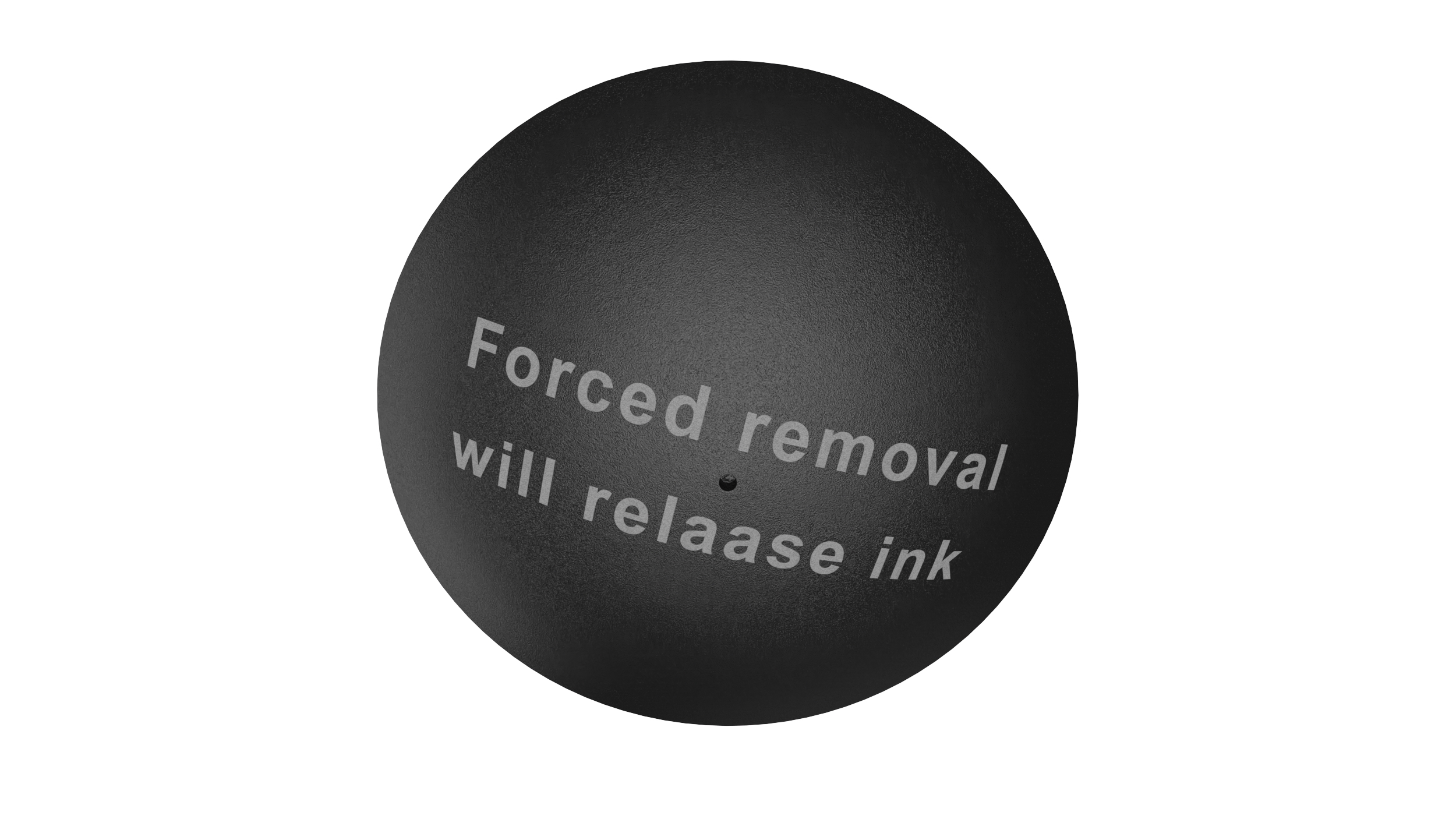 Anti-theft Ink Tag Black 3D model