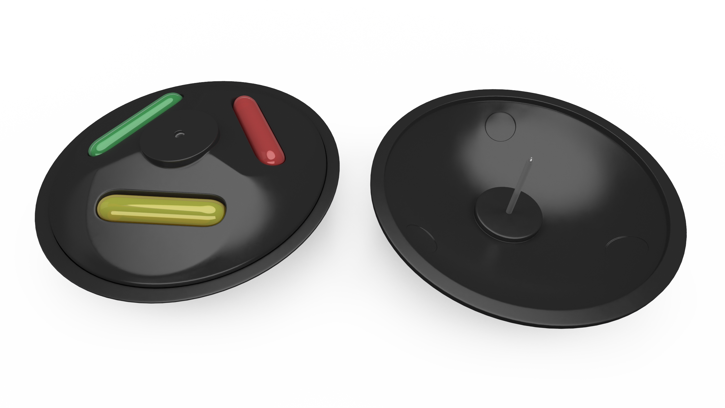 Anti-theft Ink Tag Black 3D model