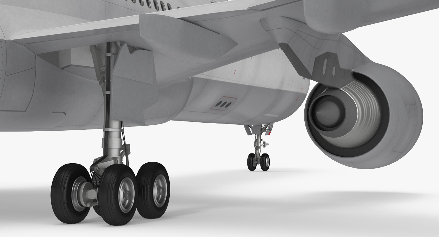 3D Jet Airliner Airbus A330 300 Generic Rigged model
