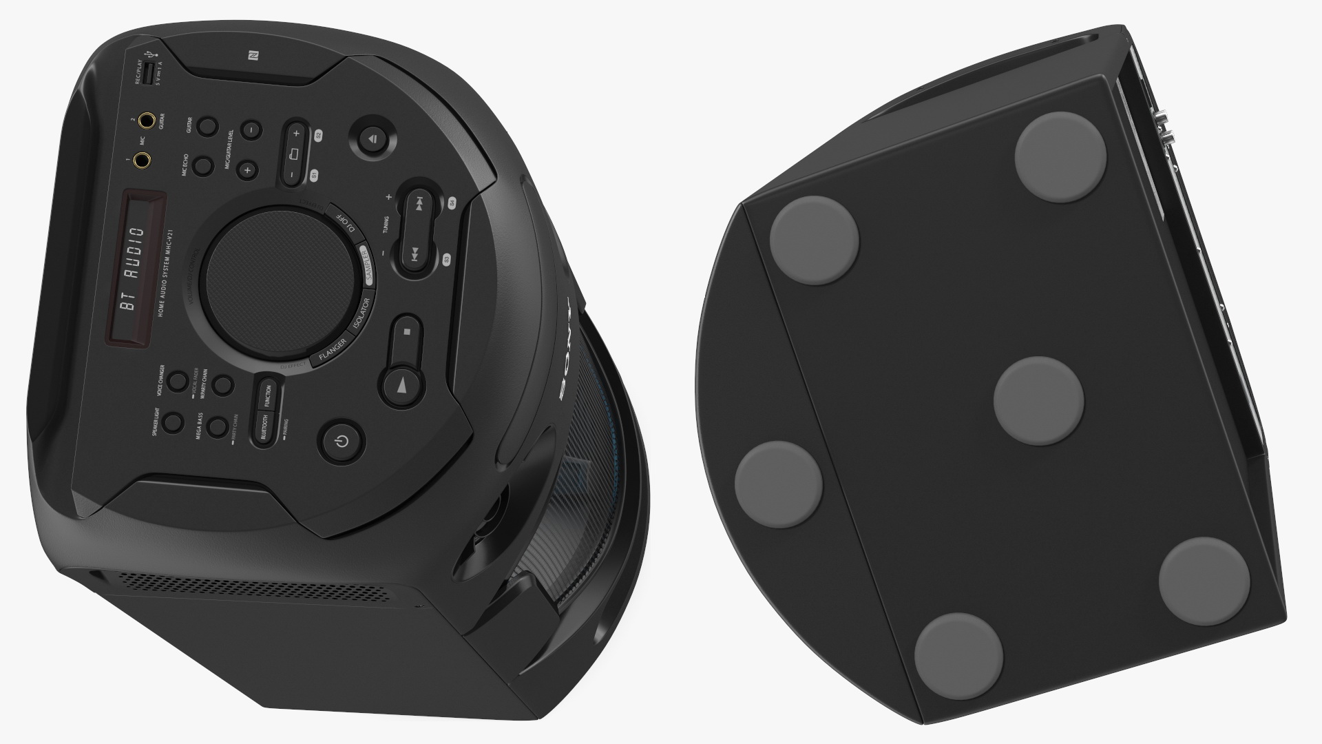 3D model Sony V21 High Power Audio System ON