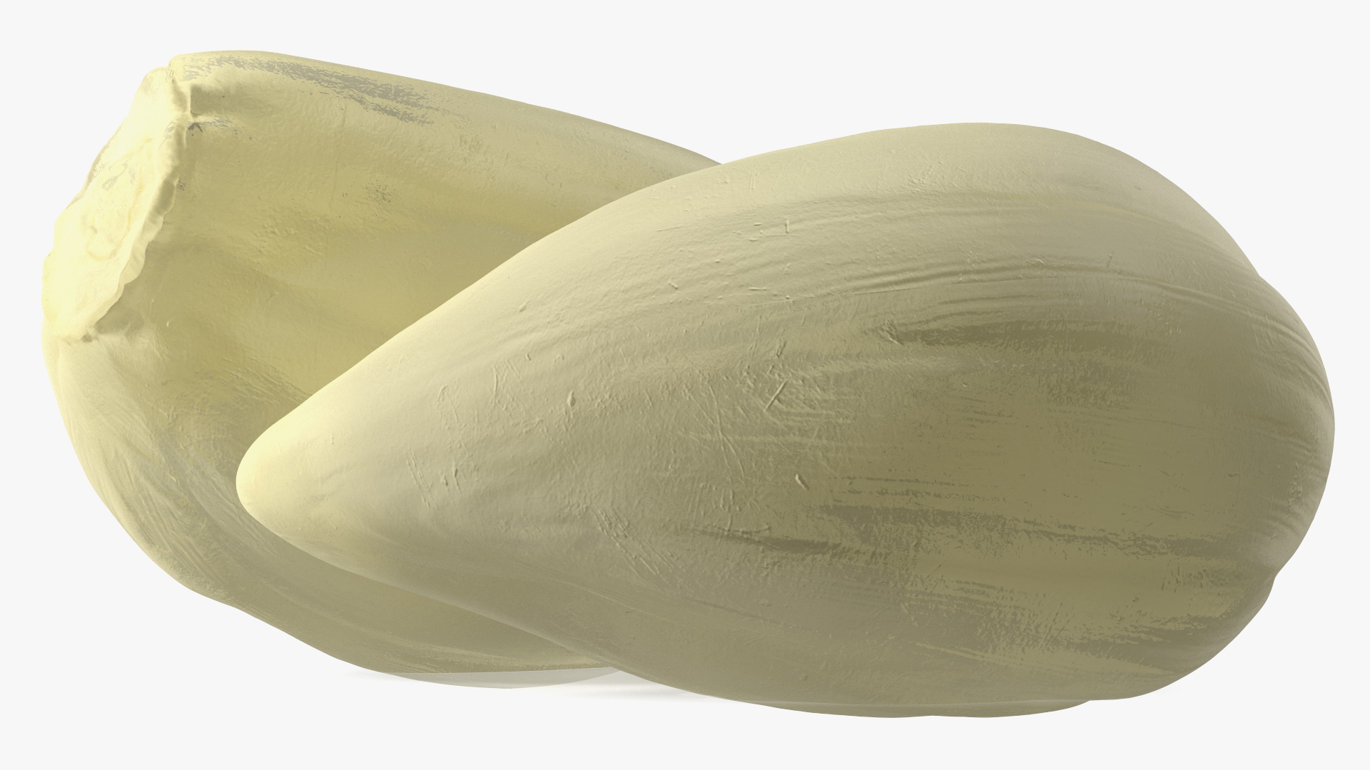 3D Fresh Peeled Garlic Cloves