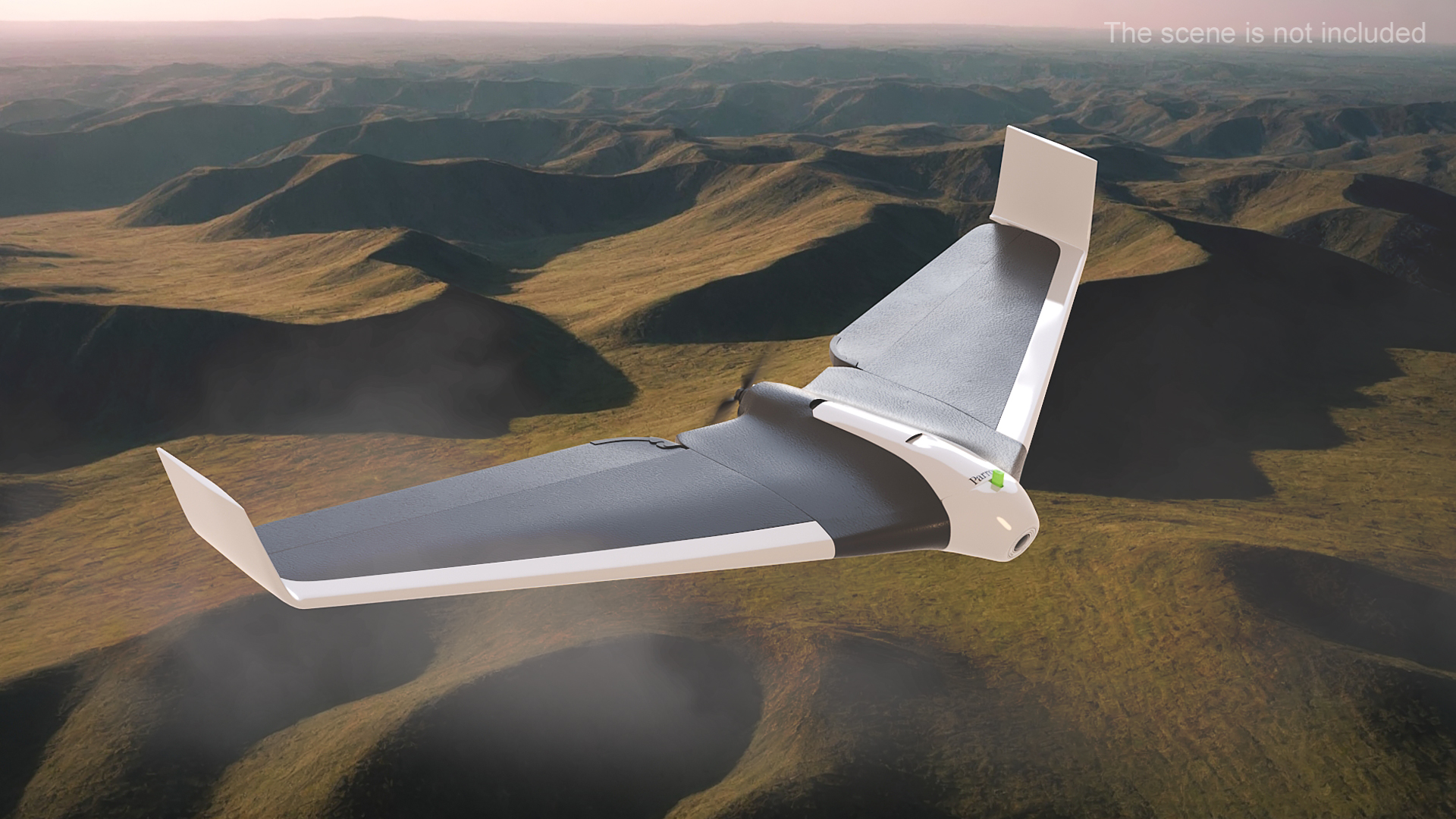 3D model UAV Control Station with Drone