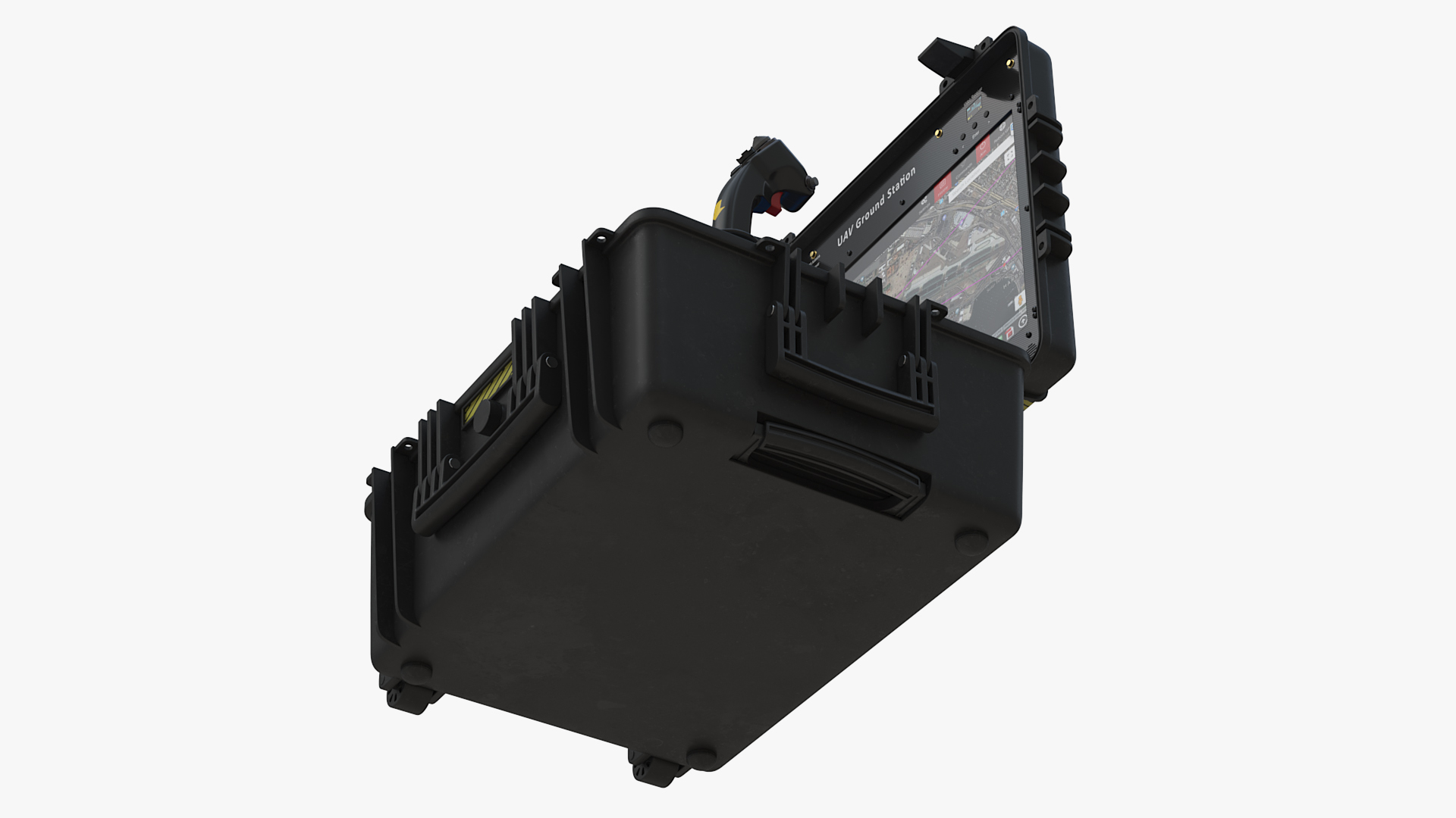 3D model UAV Control Station with Drone
