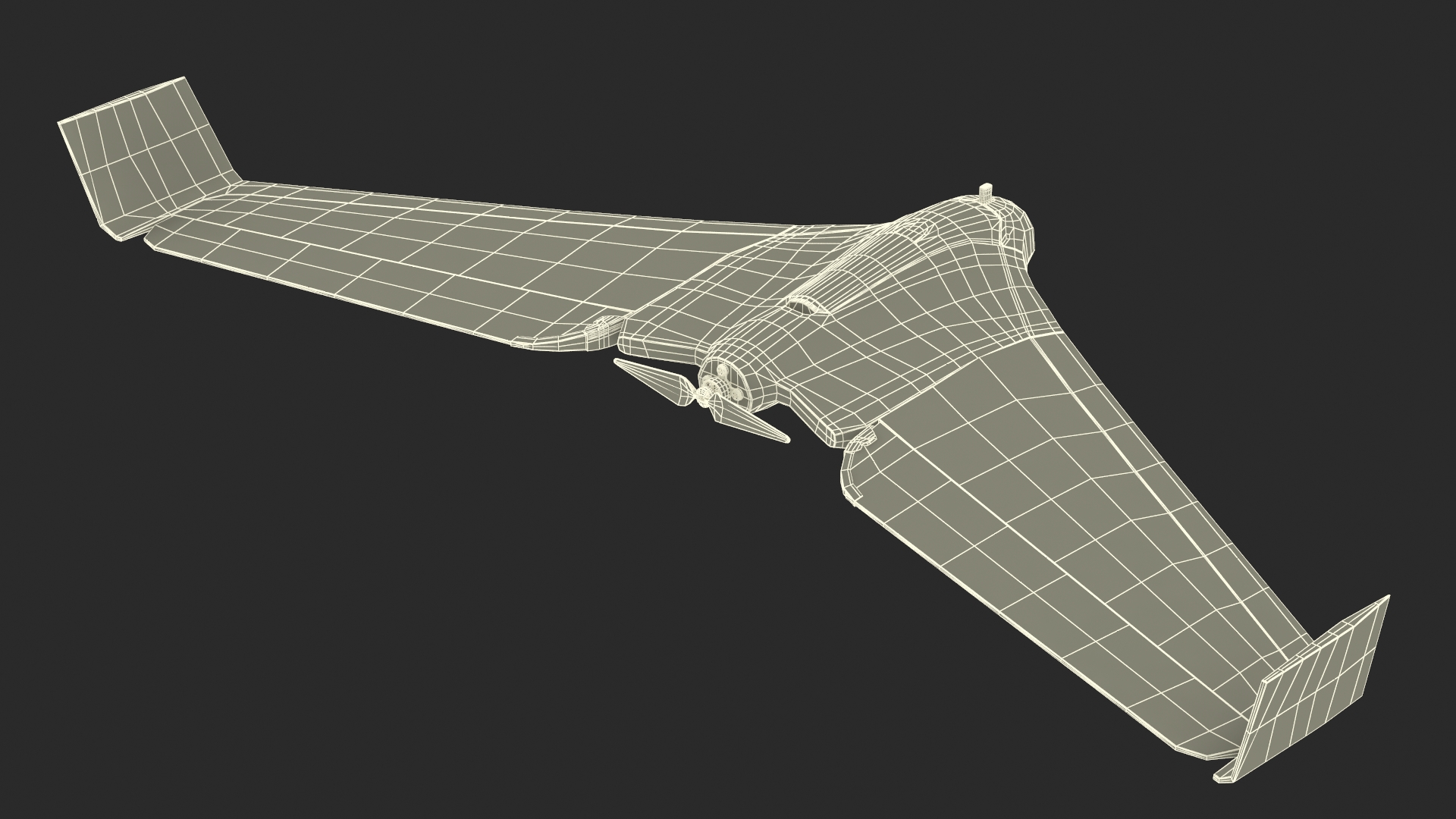 3D model UAV Control Station with Drone
