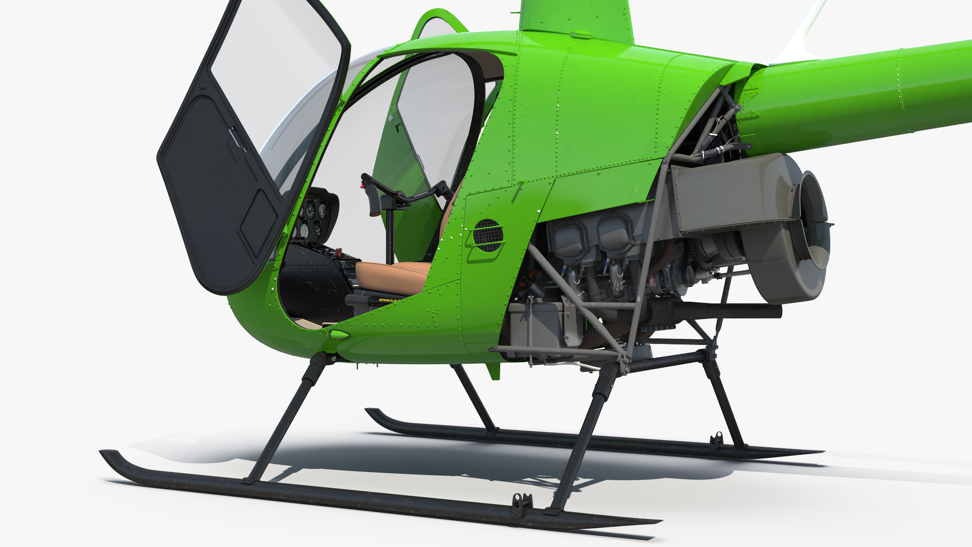 Light Utility Helicopter 3D model
