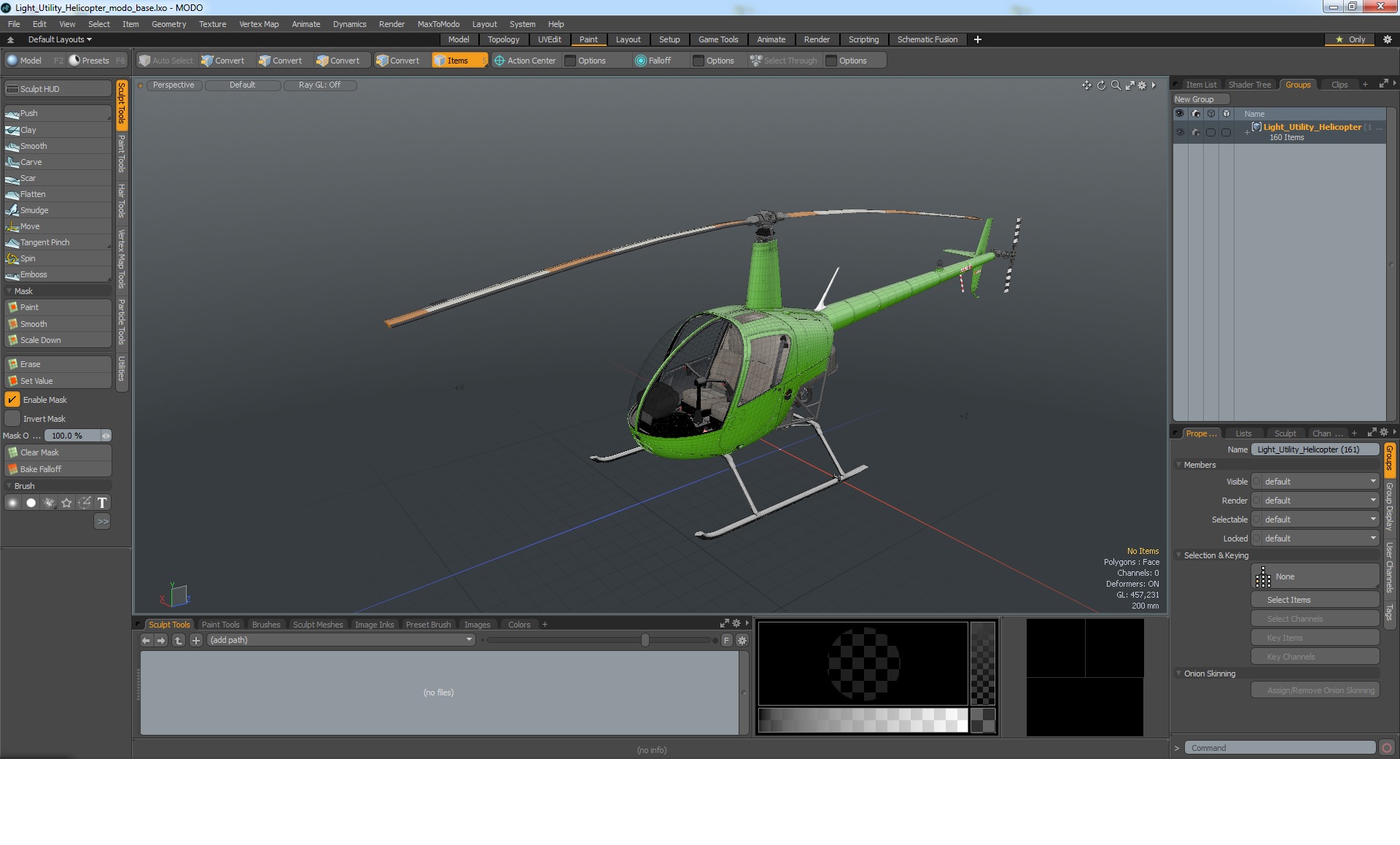 Light Utility Helicopter 3D model