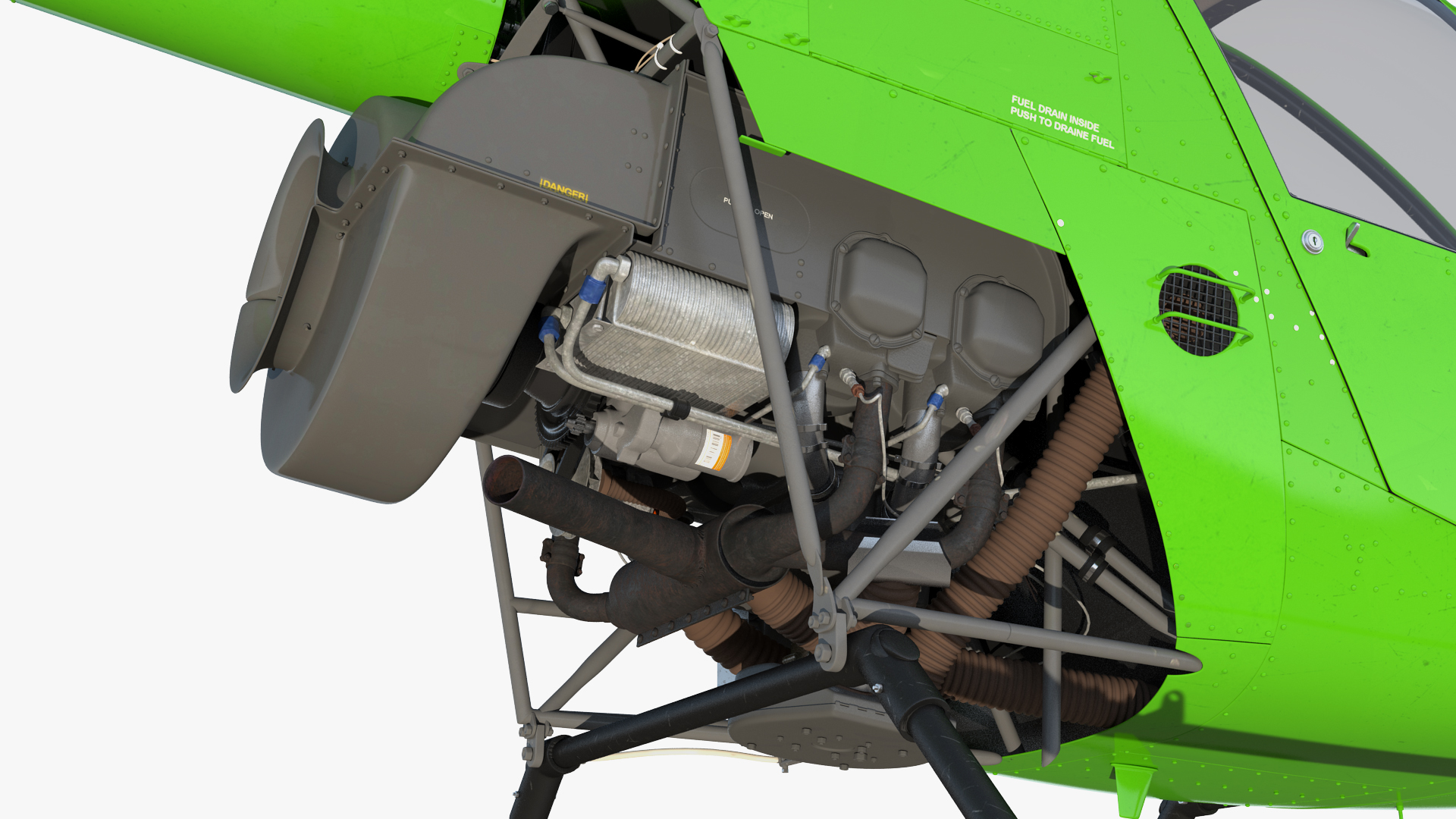 Light Utility Helicopter 3D model