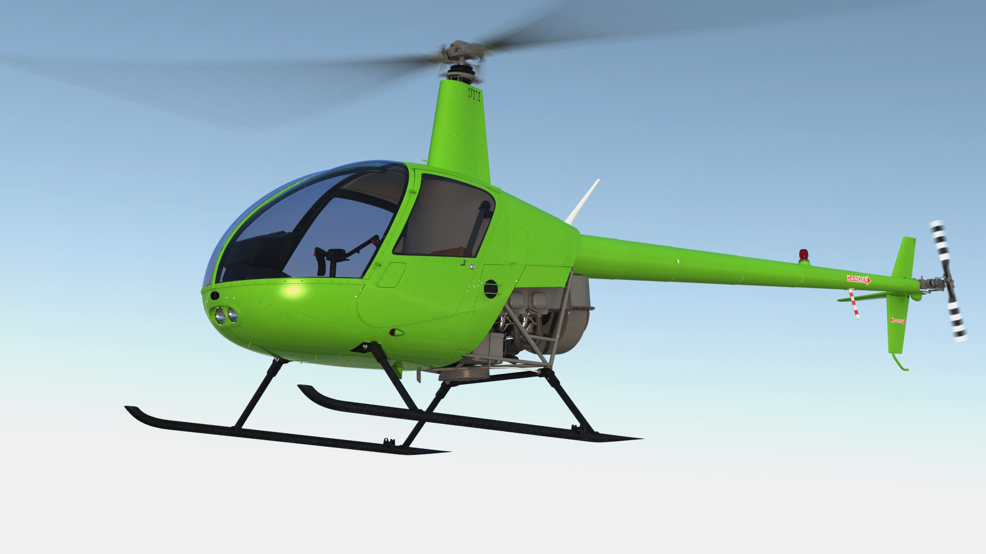 Light Utility Helicopter 3D model