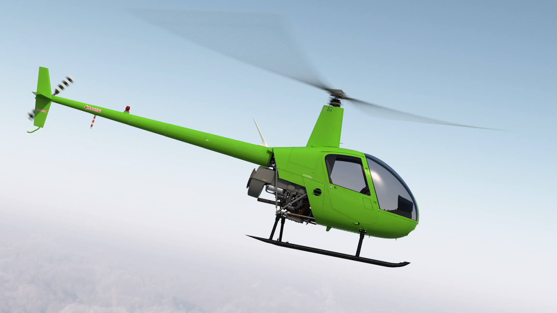 Light Utility Helicopter 3D model