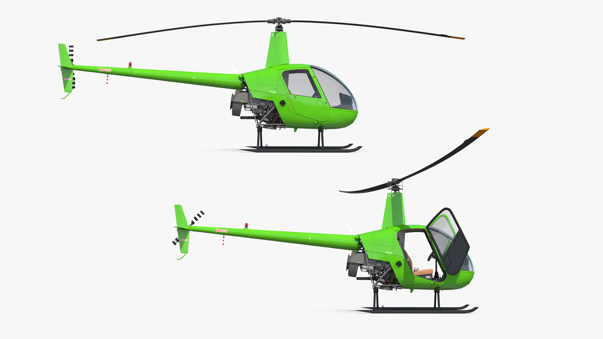 Light Utility Helicopter 3D model