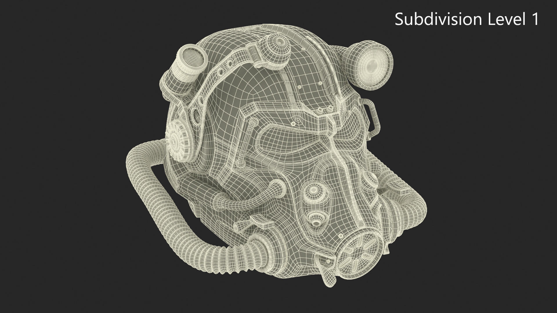 3D T 60 Power Armor Helmet model
