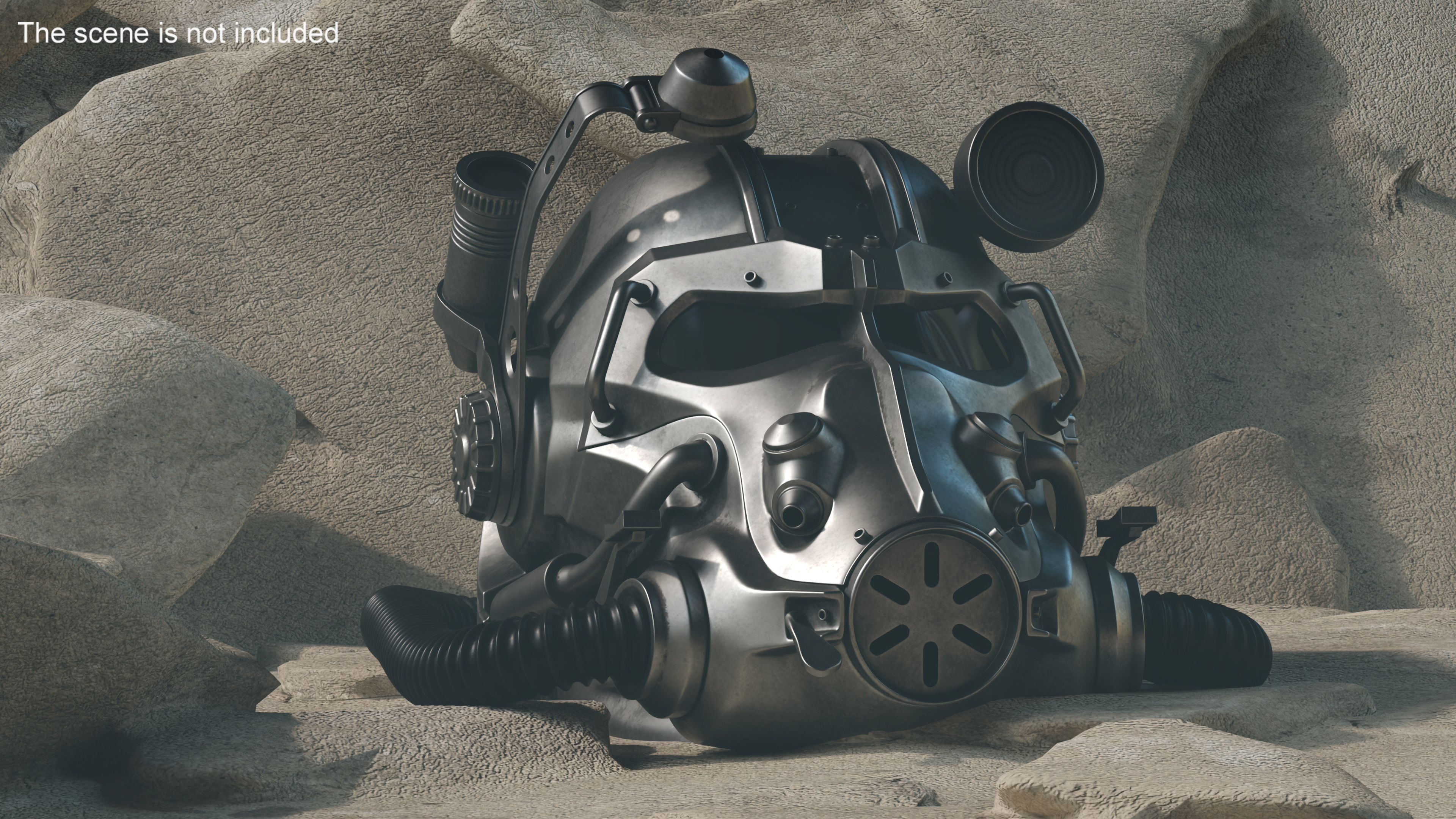3D T 60 Power Armor Helmet model