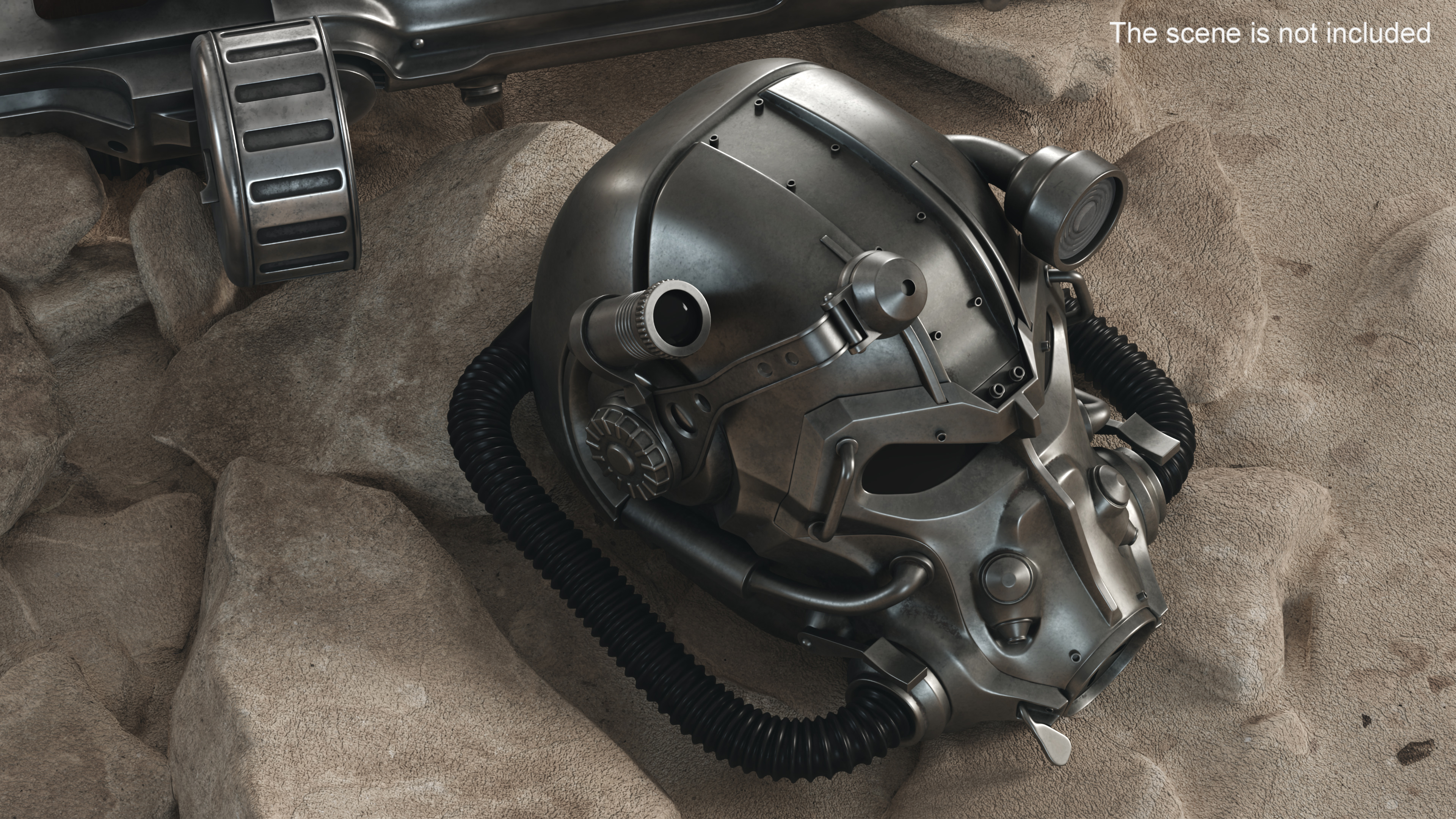 3D T 60 Power Armor Helmet model