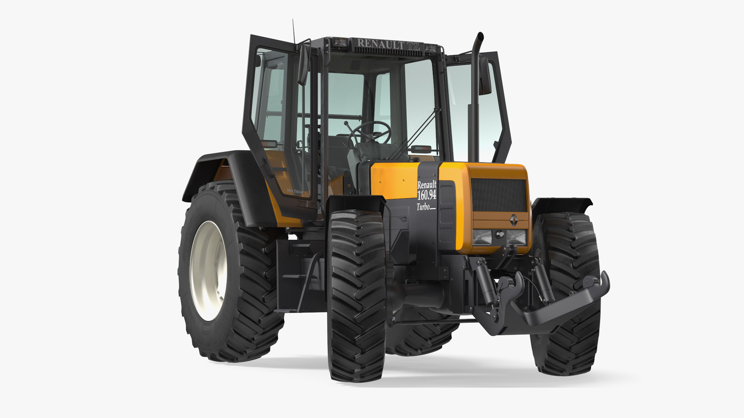 3D model Renault 160-94 Wheel Tractor Clean Rigged for Maya