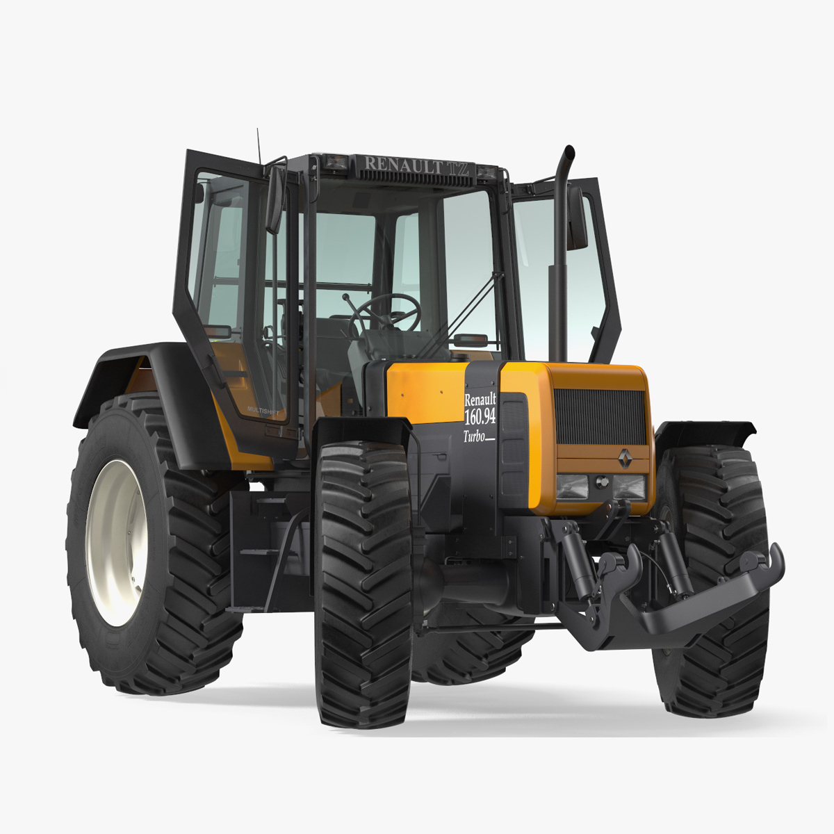 3D model Renault 160-94 Wheel Tractor Clean Rigged for Maya