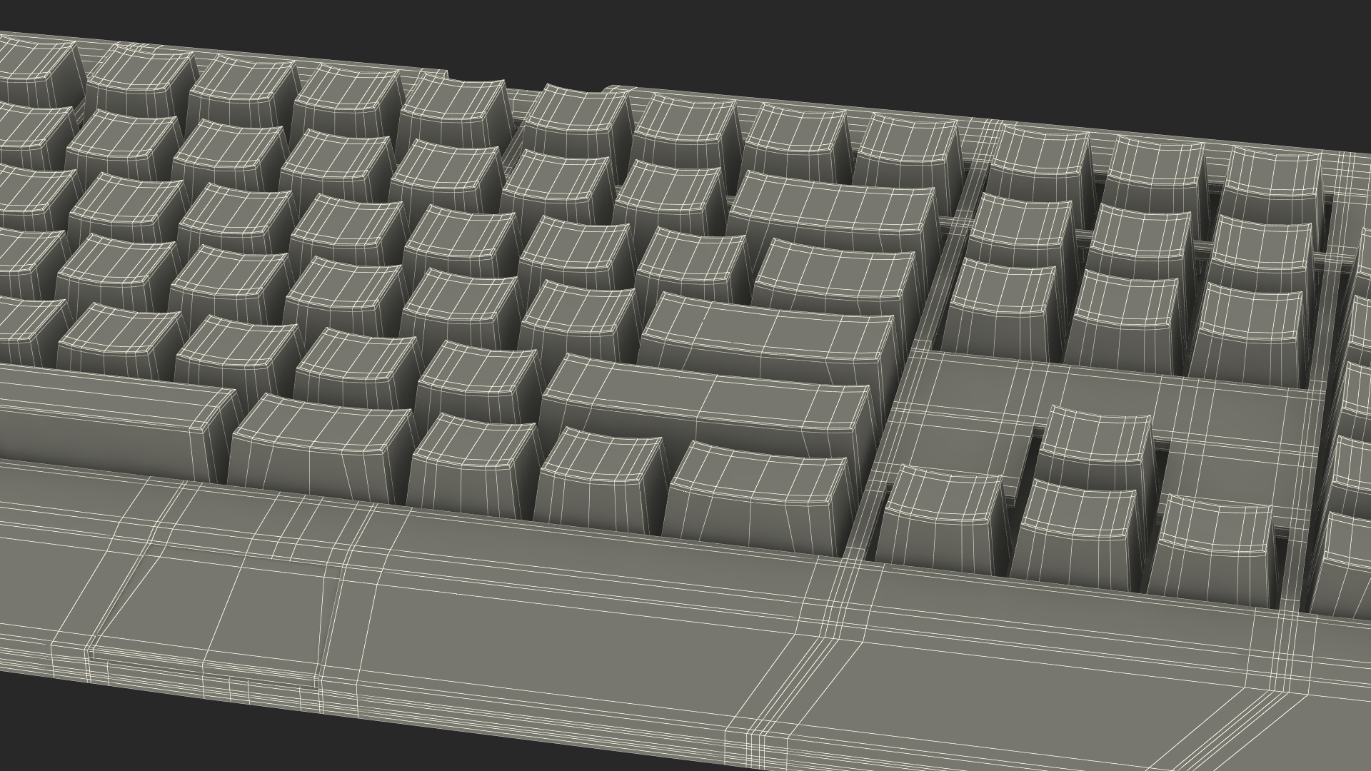 Razer Black Widow Mechanical Keyboard 3D