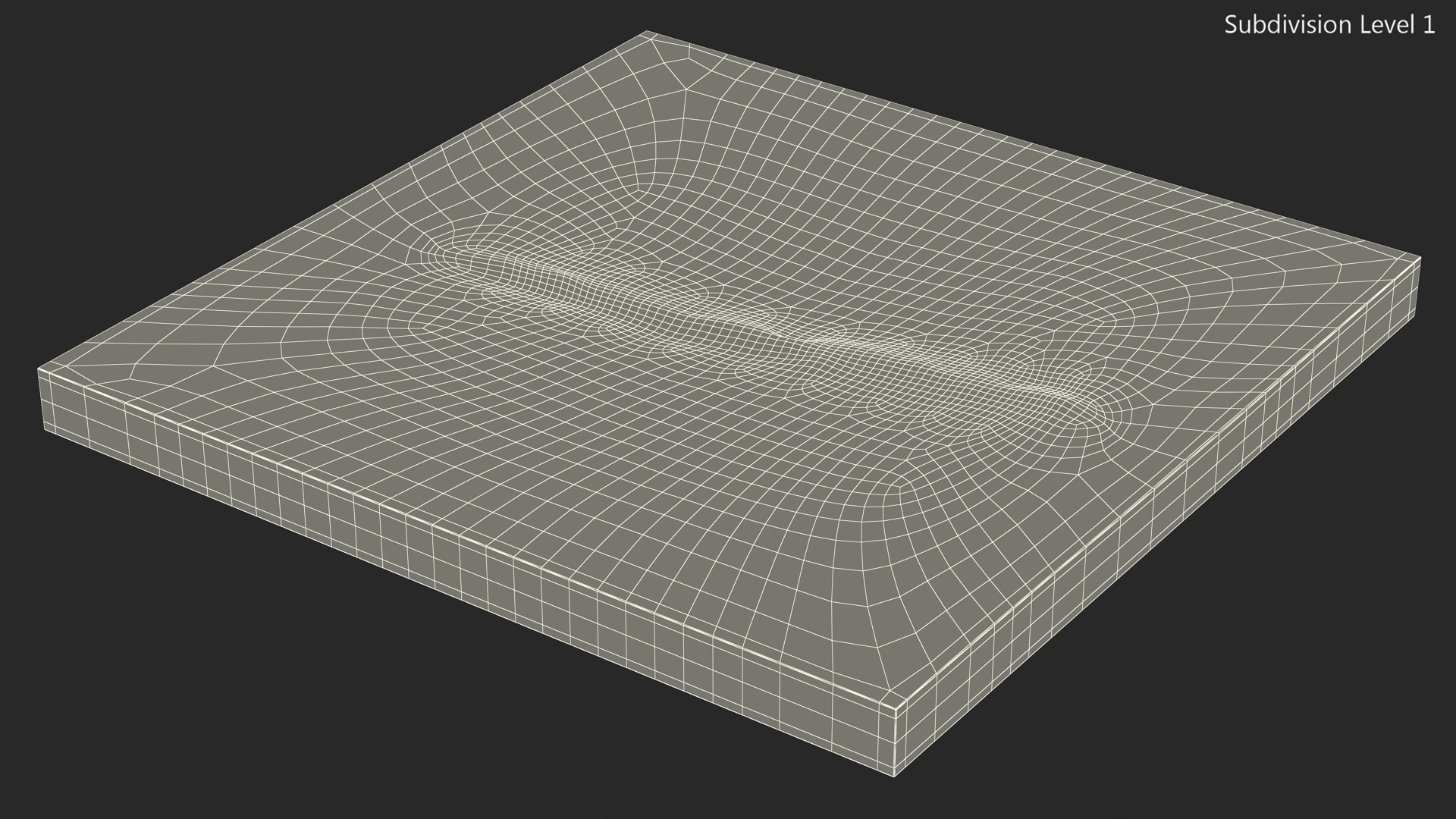 Medical Suture Closed on Skin 3D model