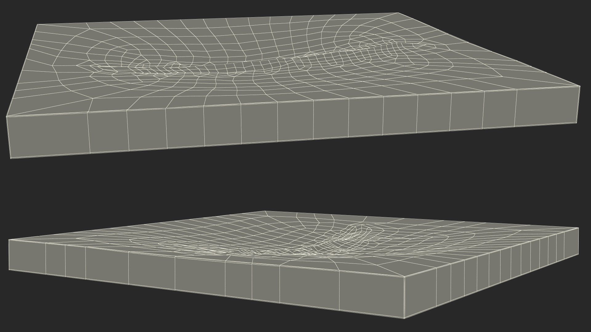 Medical Suture Closed on Skin 3D model