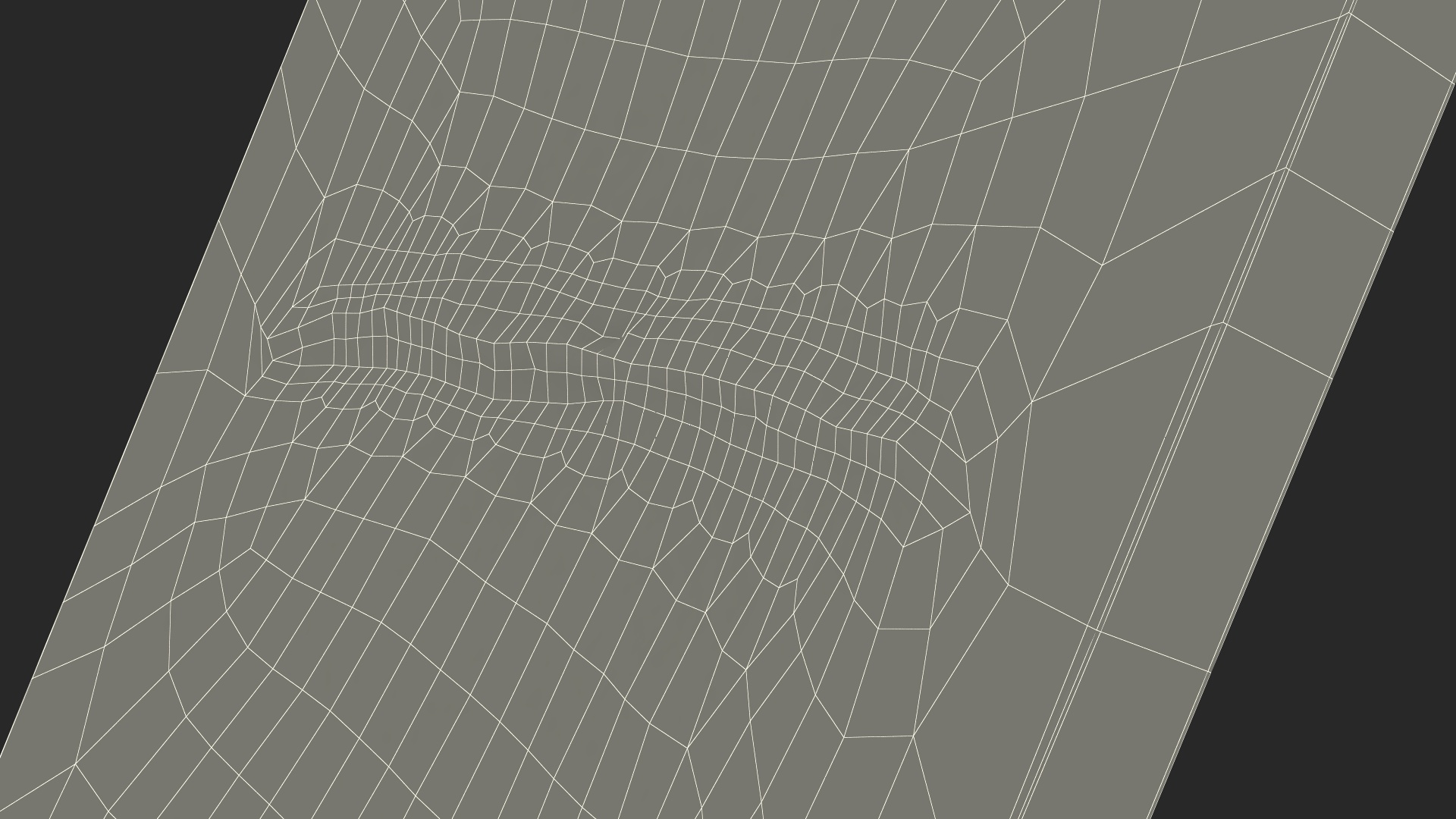 Medical Suture Closed on Skin 3D model