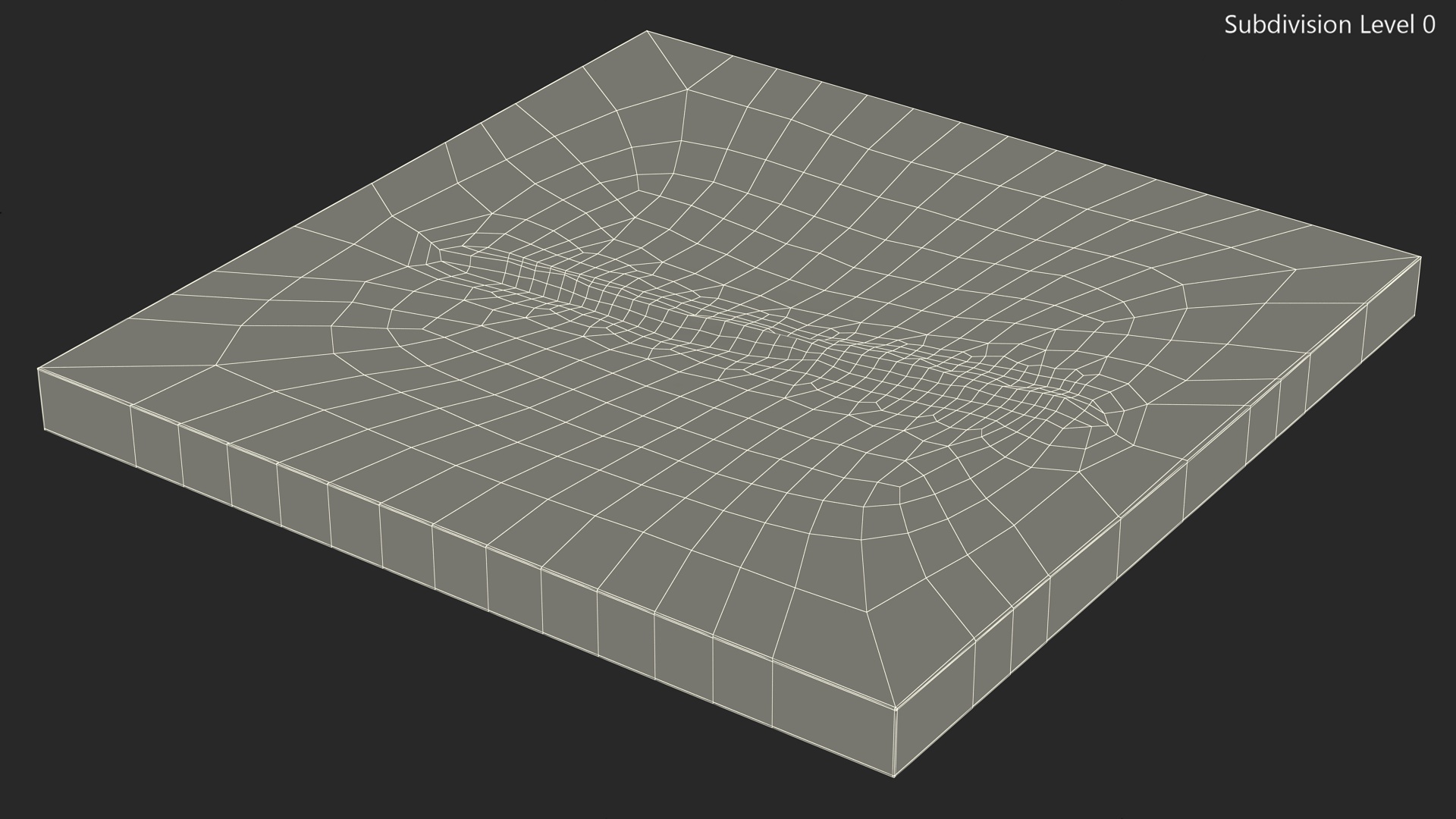 Medical Suture Closed on Skin 3D model