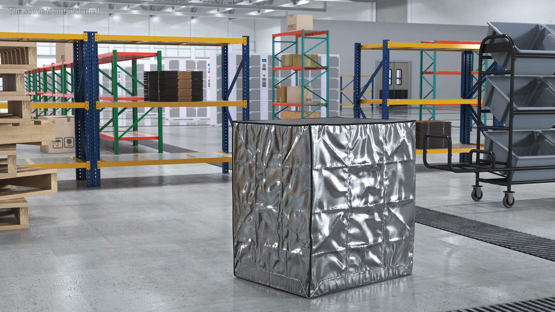 Insulated Thermal Box Cover 3D