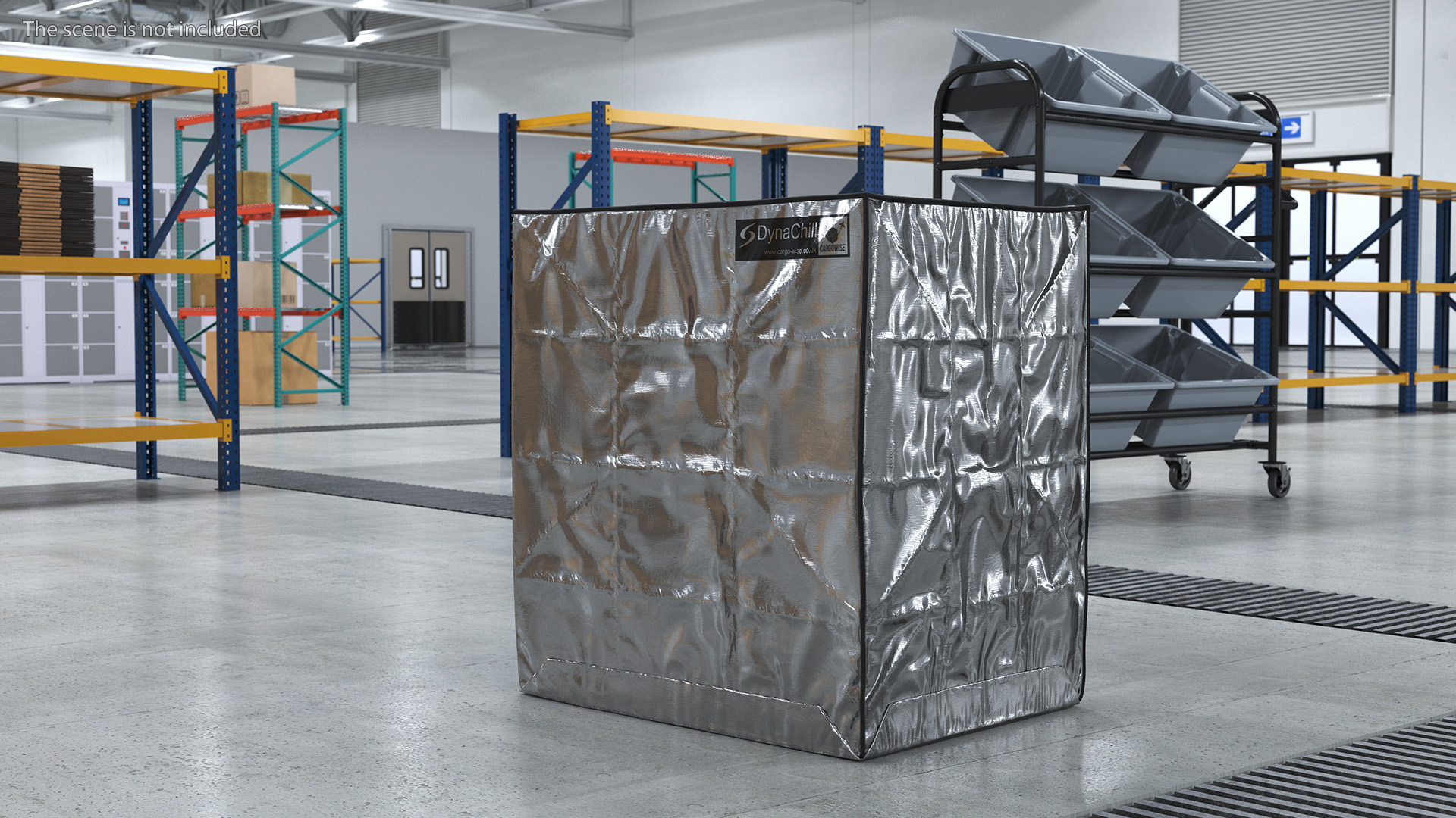Insulated Thermal Box Cover 3D