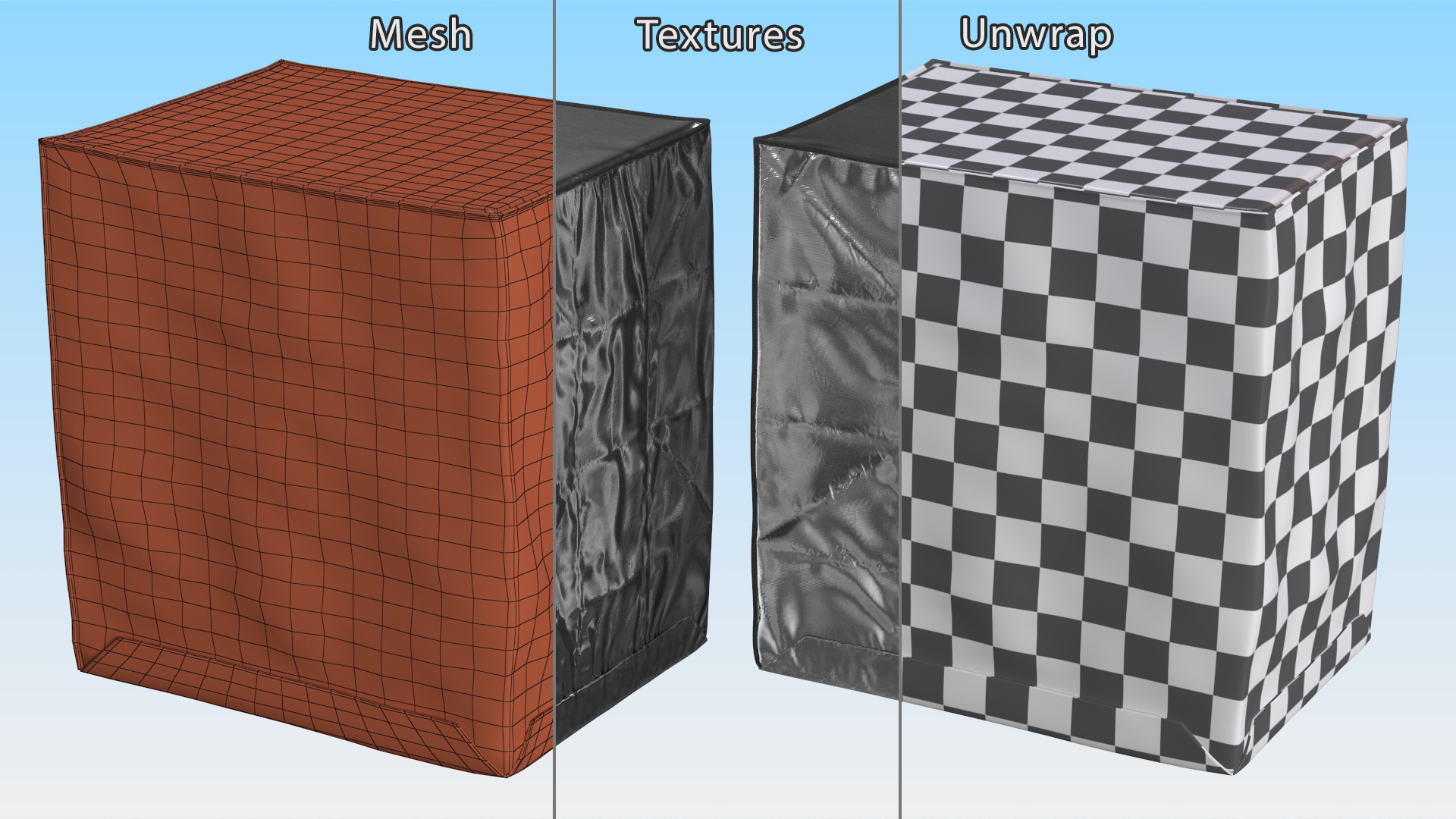Insulated Thermal Box Cover 3D