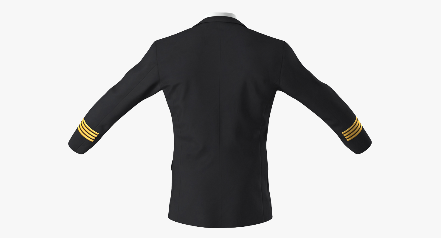 3D model Airline Pilot Jacket