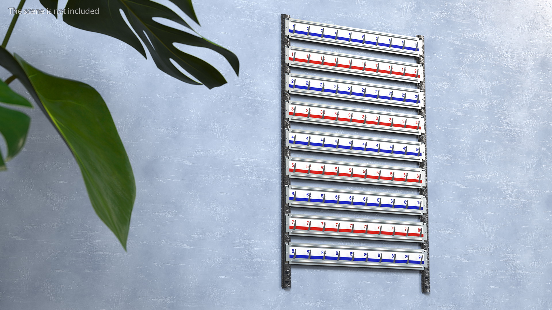 Industrial Key Rack 3D model